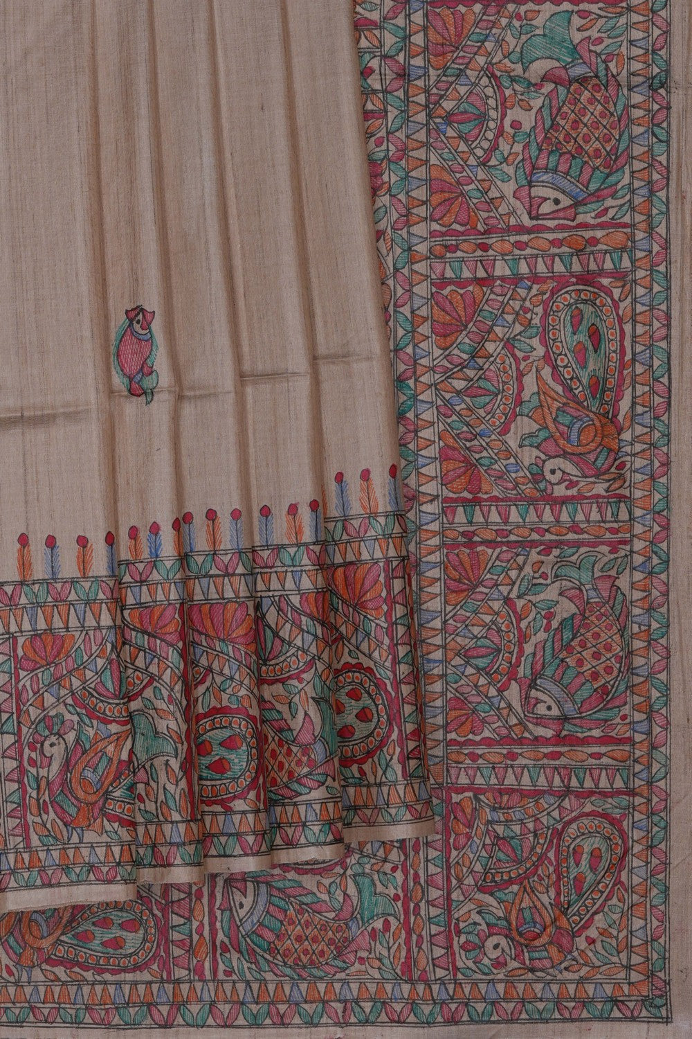 Image of Madhubani Painting Saree