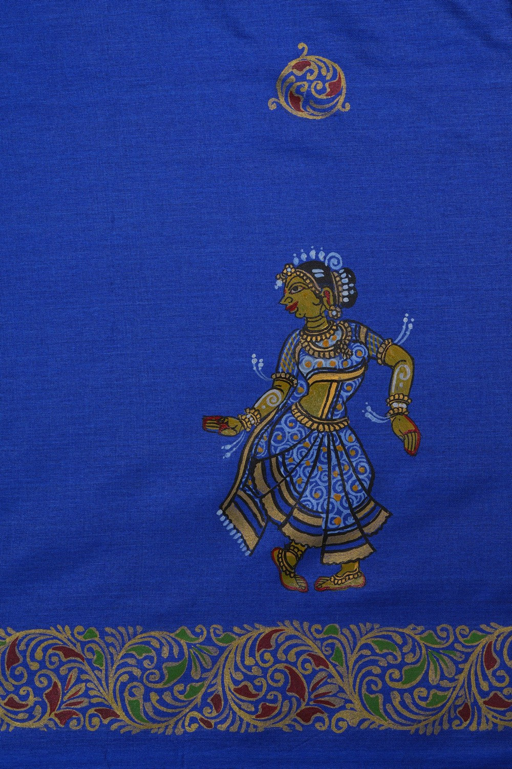 Image of Tussar Silk Patachitra Saree