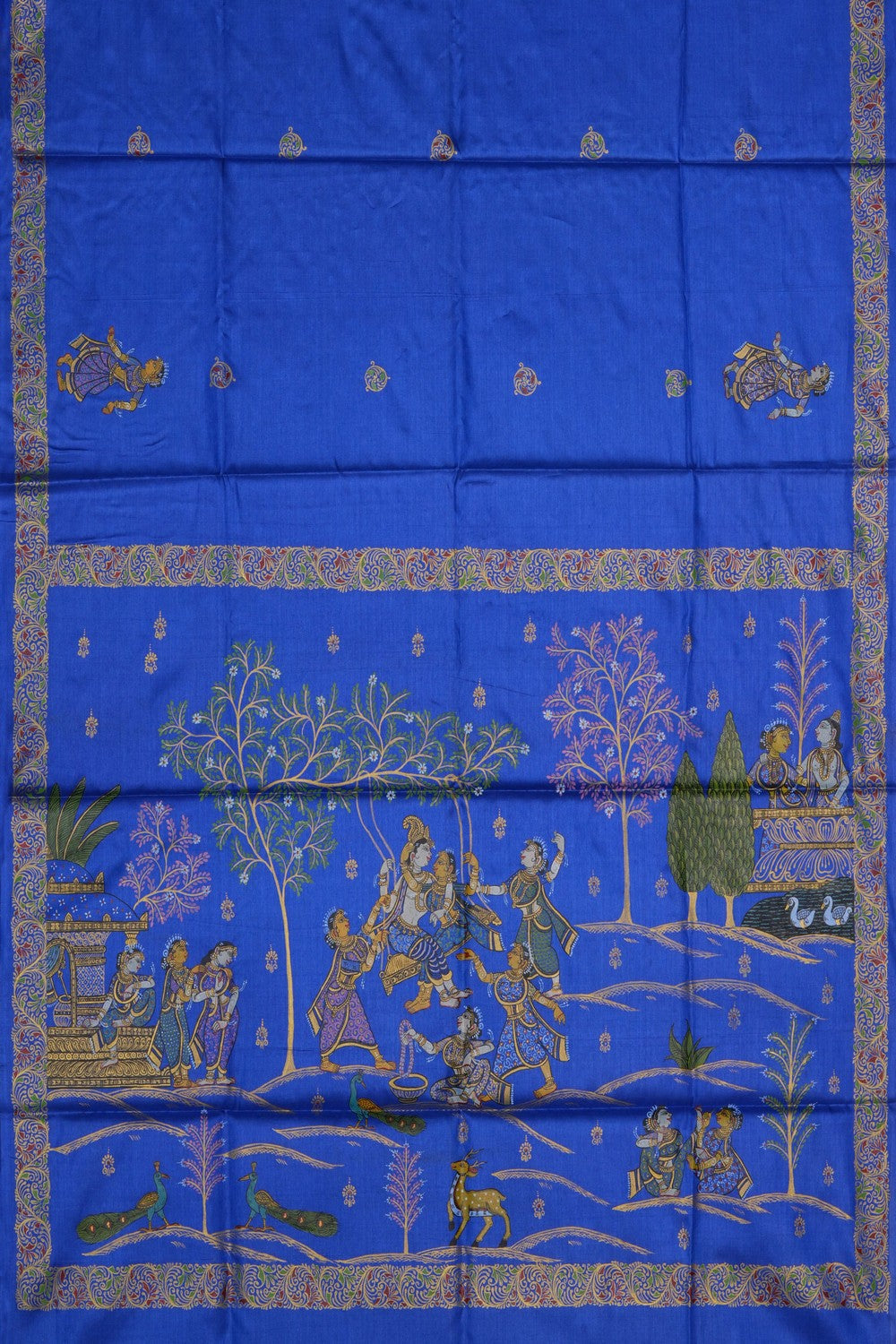 Image of Tussar Silk Patachitra Saree