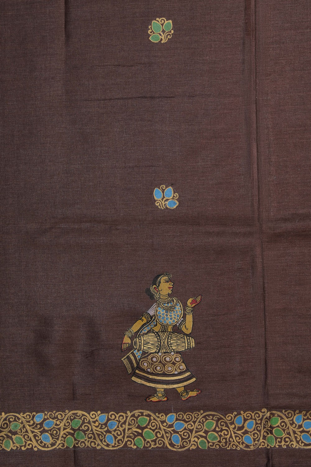 Image of Tussar Silk Patachitra Saree
