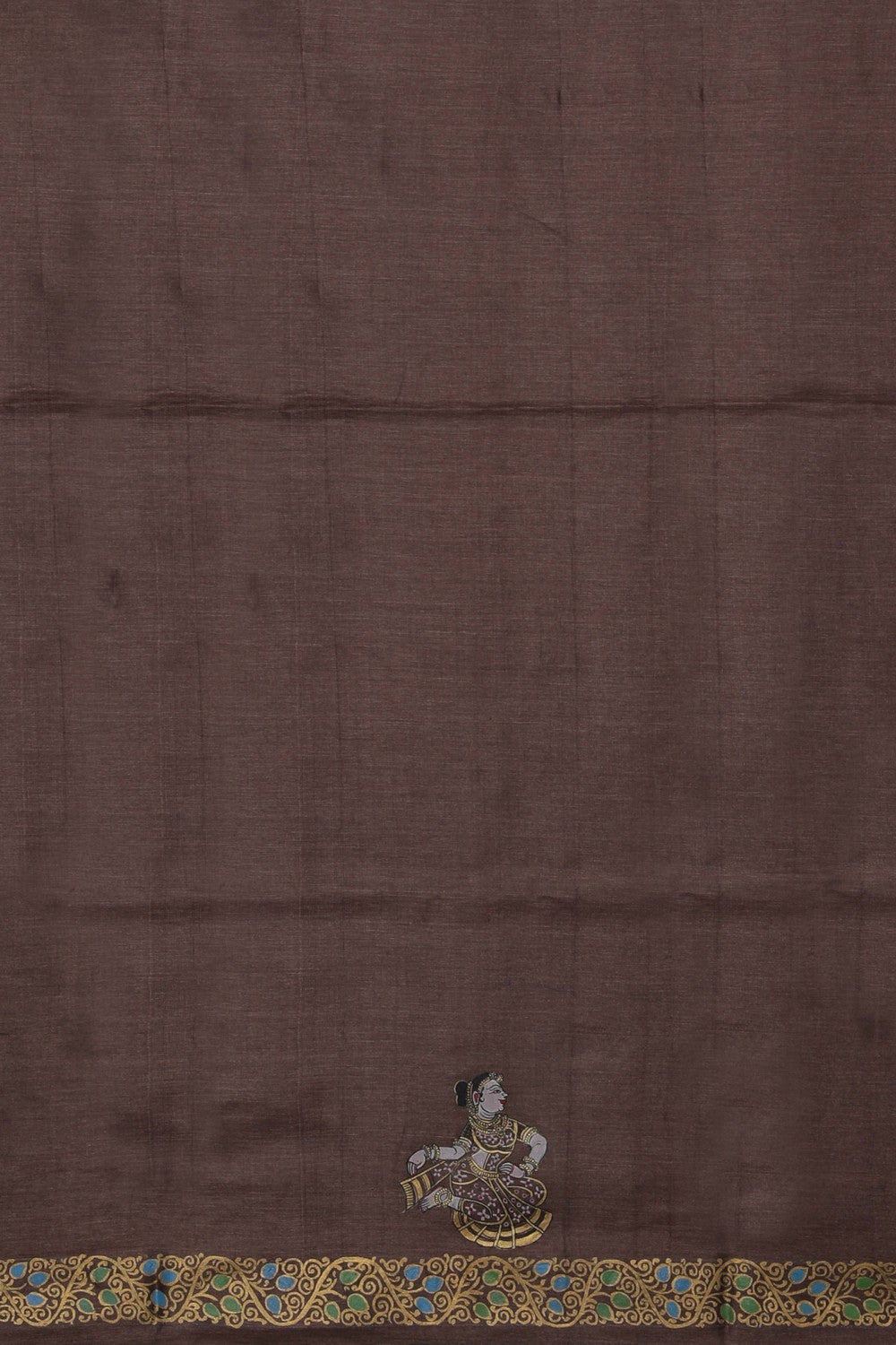 Image of Tussar Silk Patachitra Saree