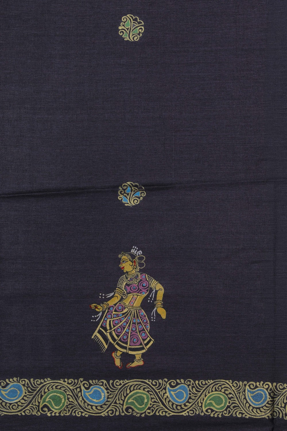 Image of Tussar Silk Patachitra Saree