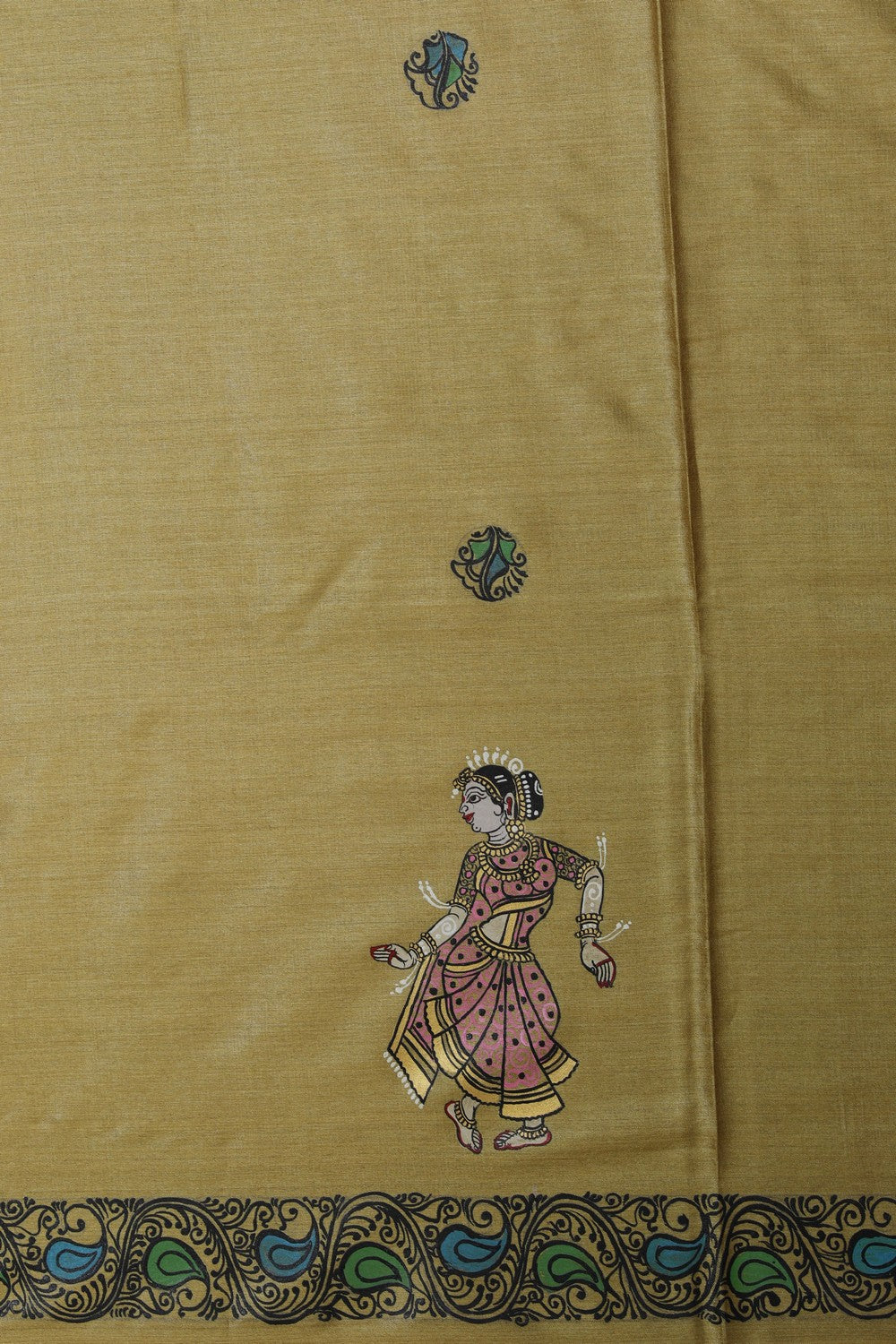 Image of Tussar Silk Patachitra Saree
