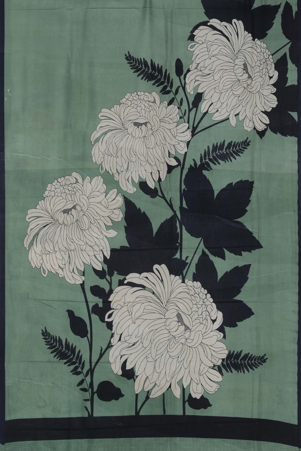 Image of A Floral Printed Soft Silk Saree