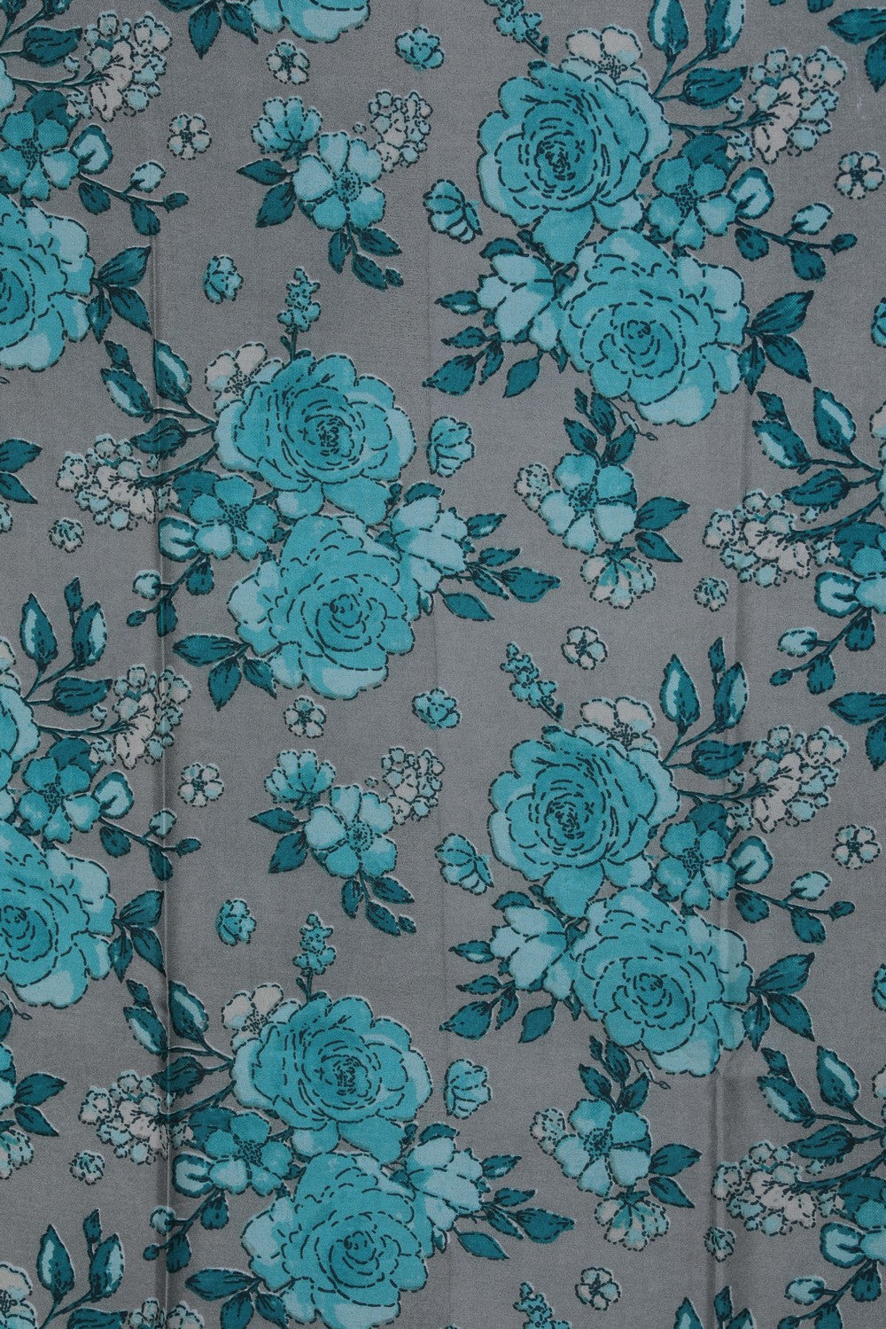 Image of A Floral Printed Soft Silk Saree