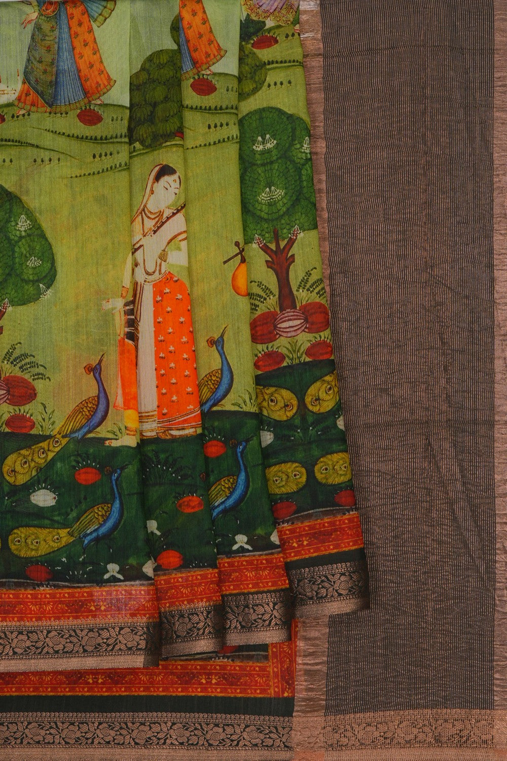 Image of A Beautiful Mythology Charm Printed Saree