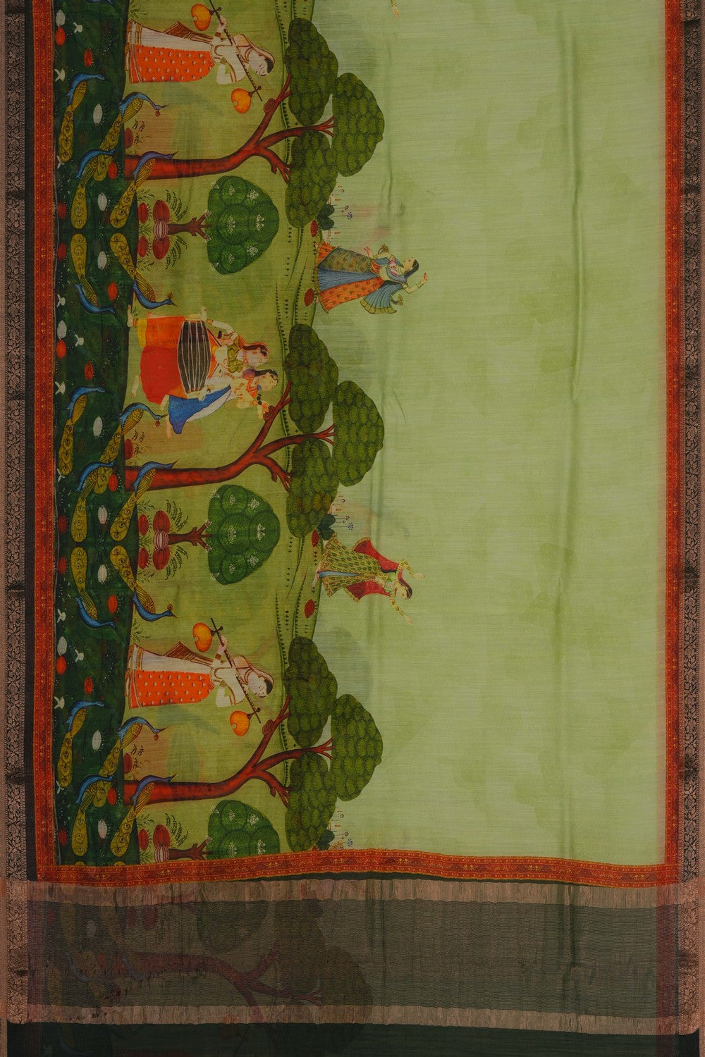 Image of A Beautiful Mythology Charm Printed Saree