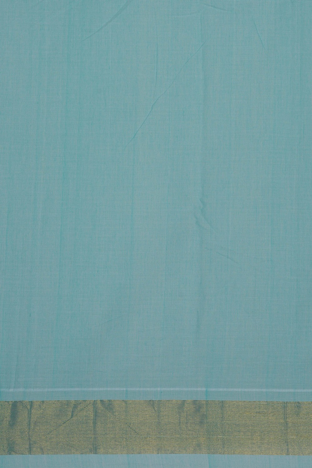 Image of Paithani Cotton Aqua Green Saree
