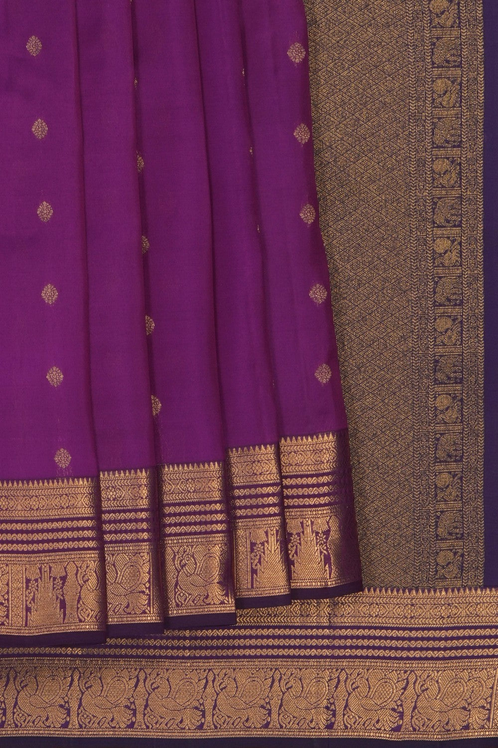 Image of Purple South Silk Saree