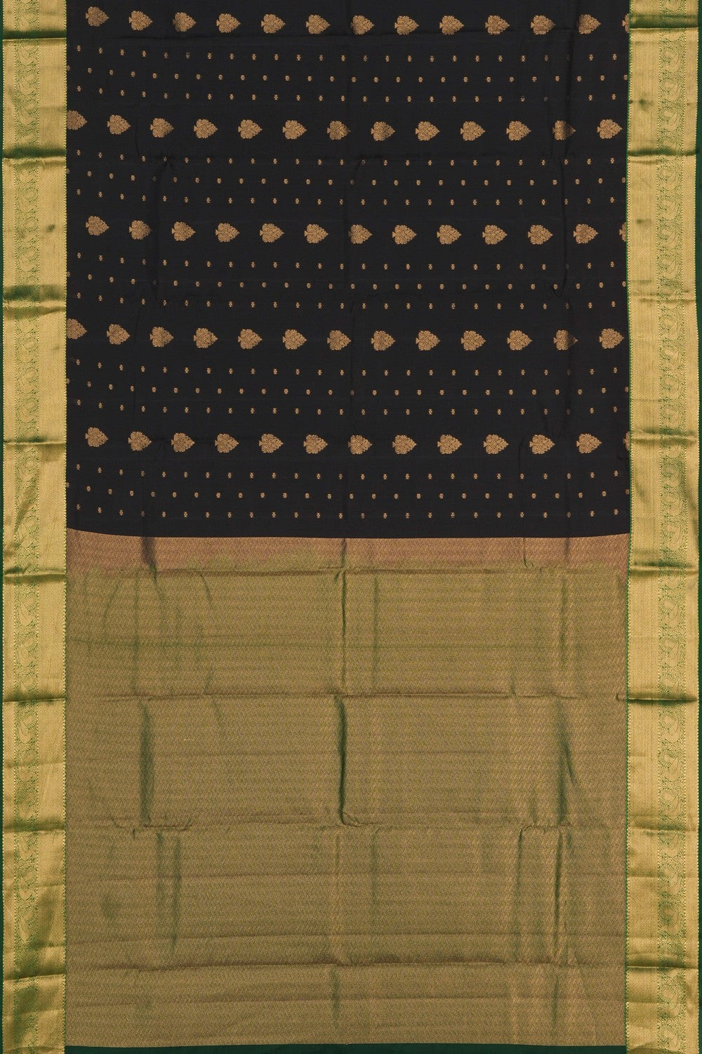 Image of Black South Silk Saree