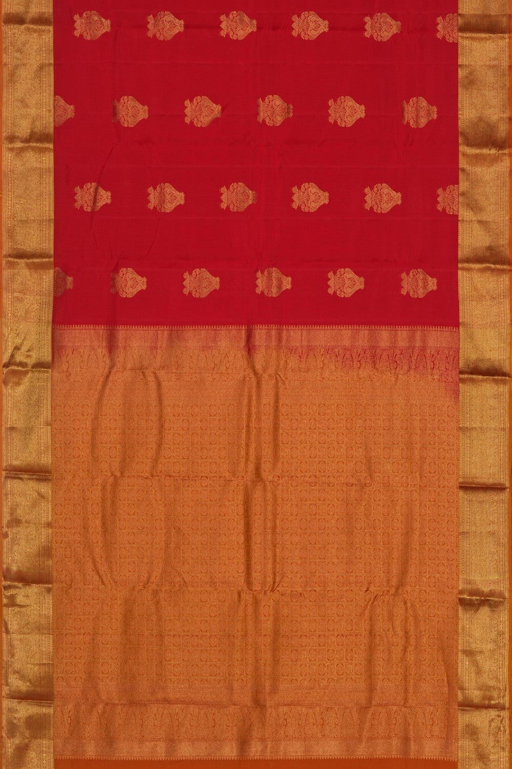 Image of Red South Silk Saree