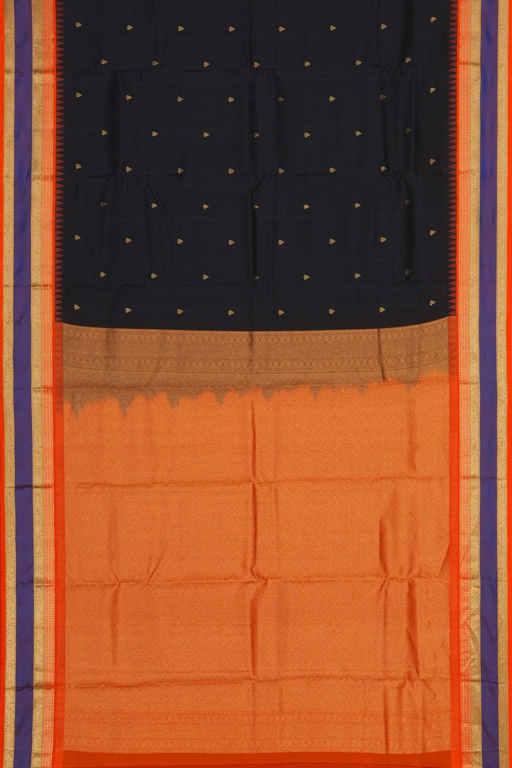 Image of Black South Silk Saree
