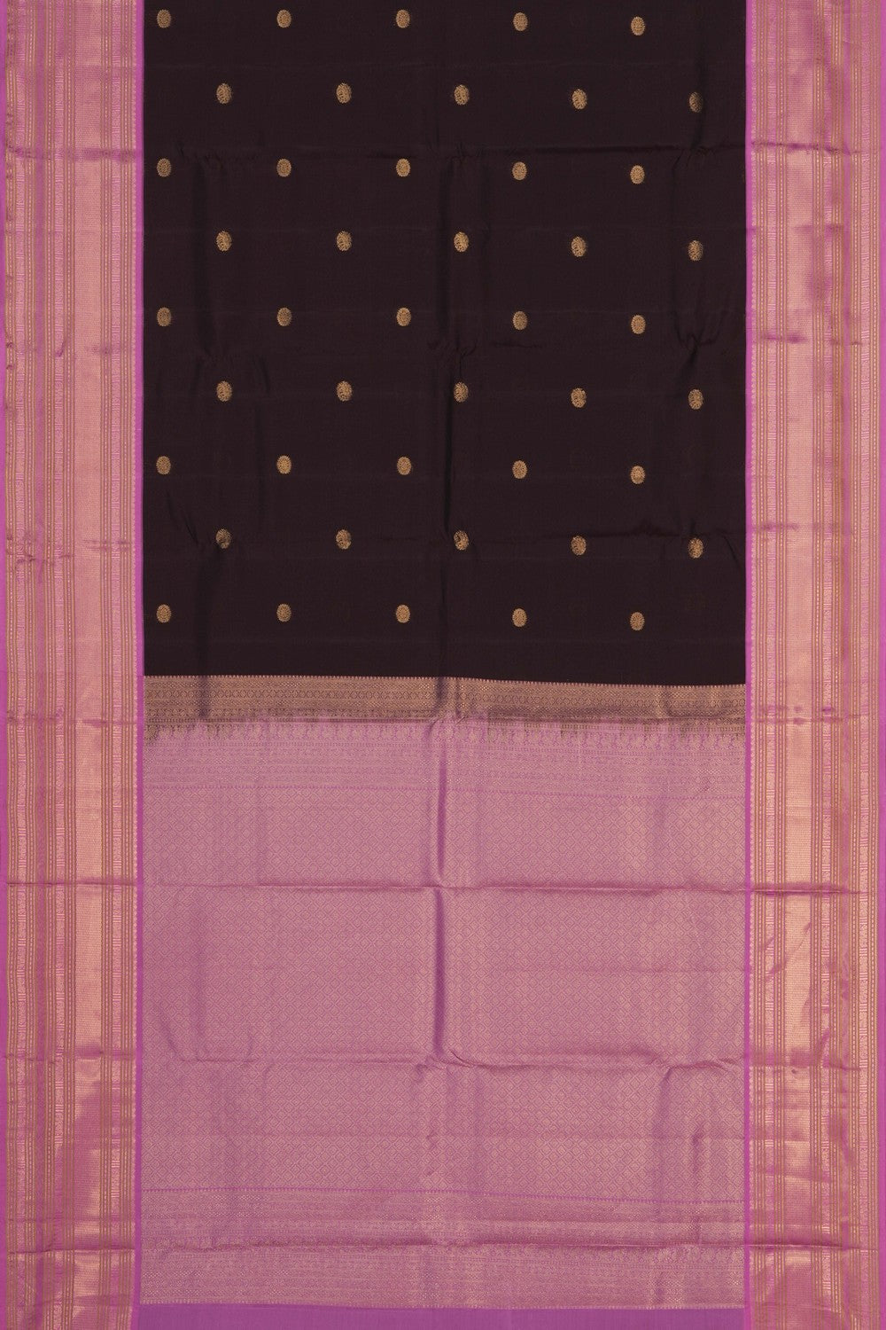Image of Brown South Silk Saree