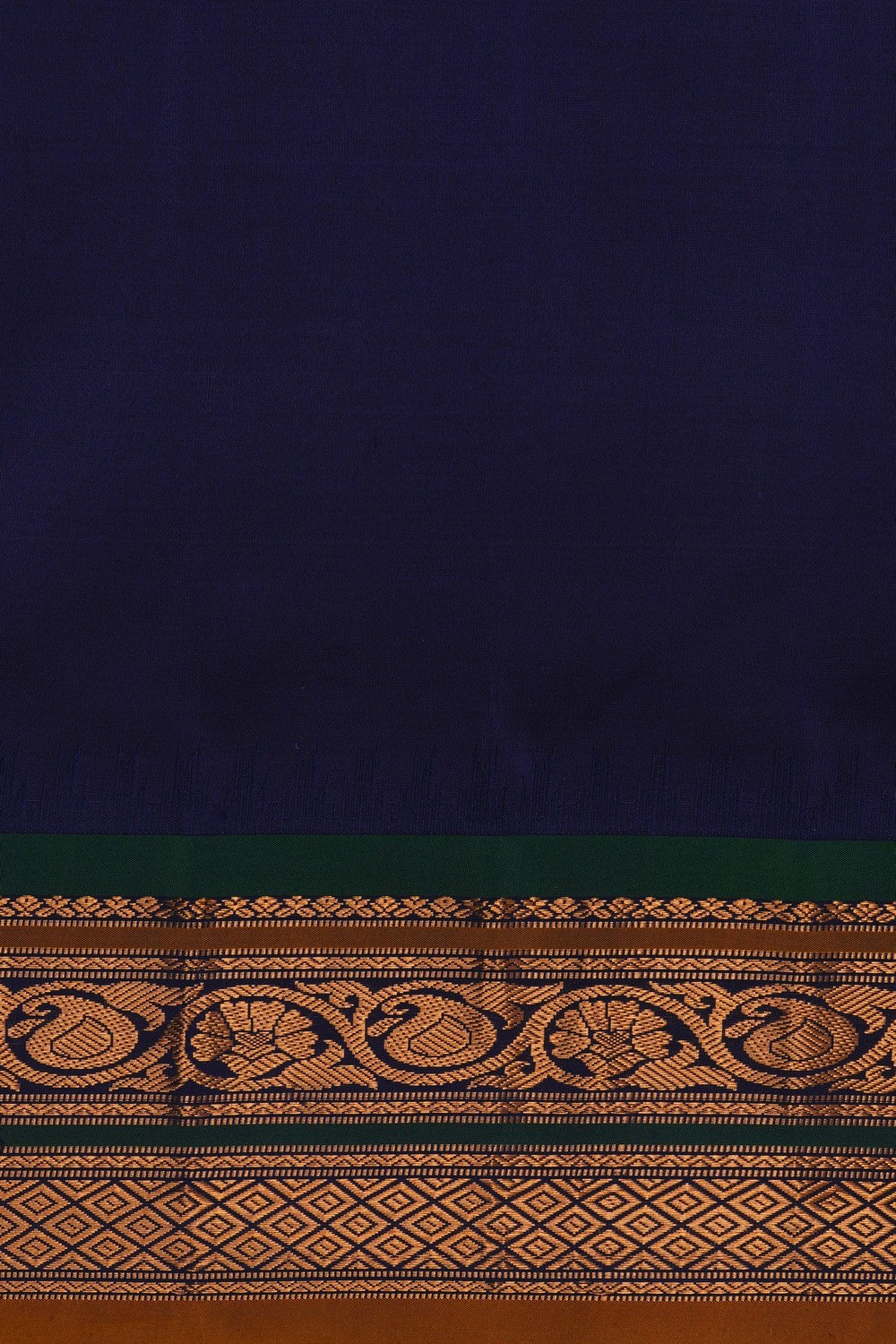 Image of Gadwal Silk Red Saree