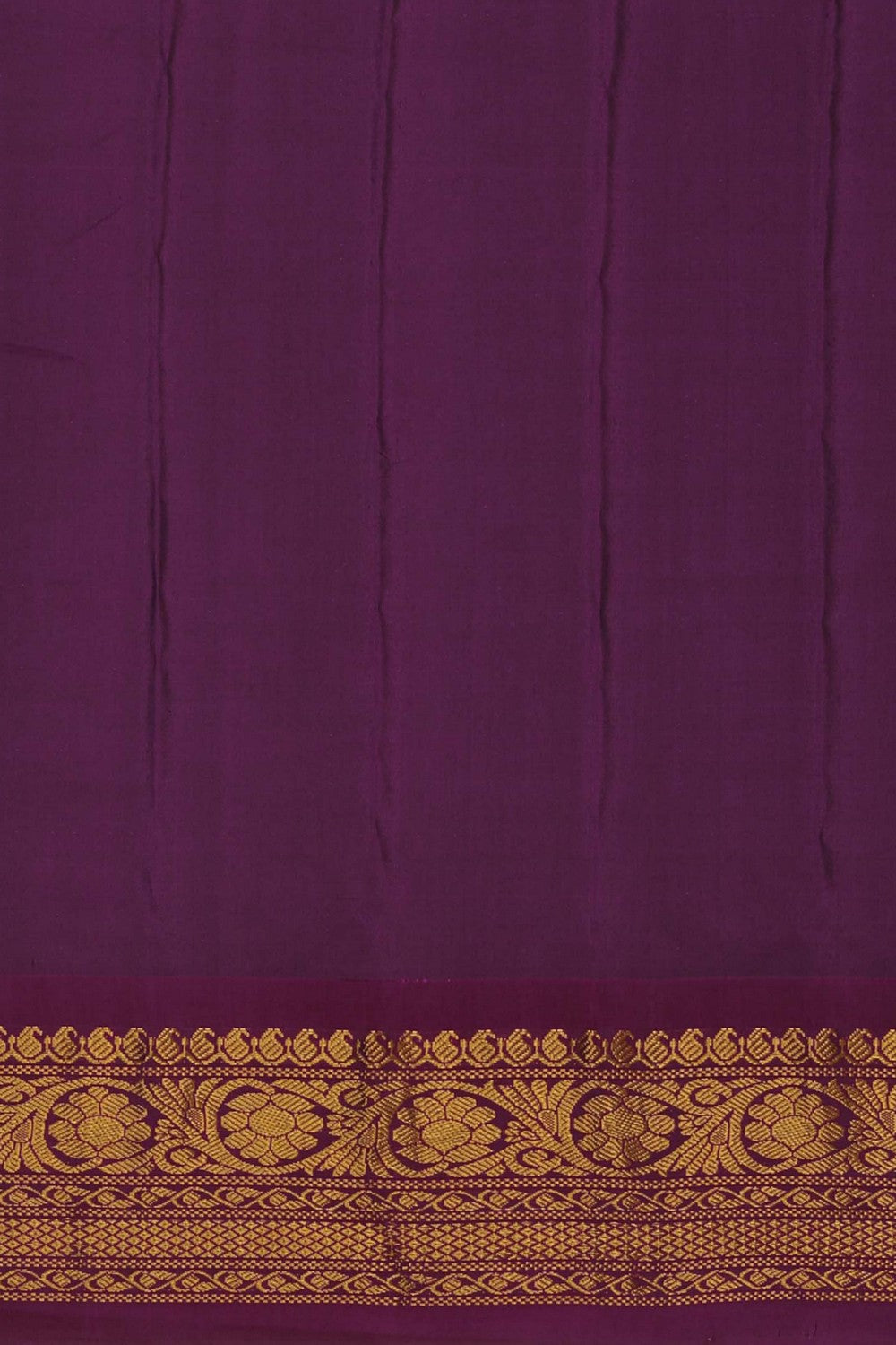Image of Gadwal Silk Black Saree