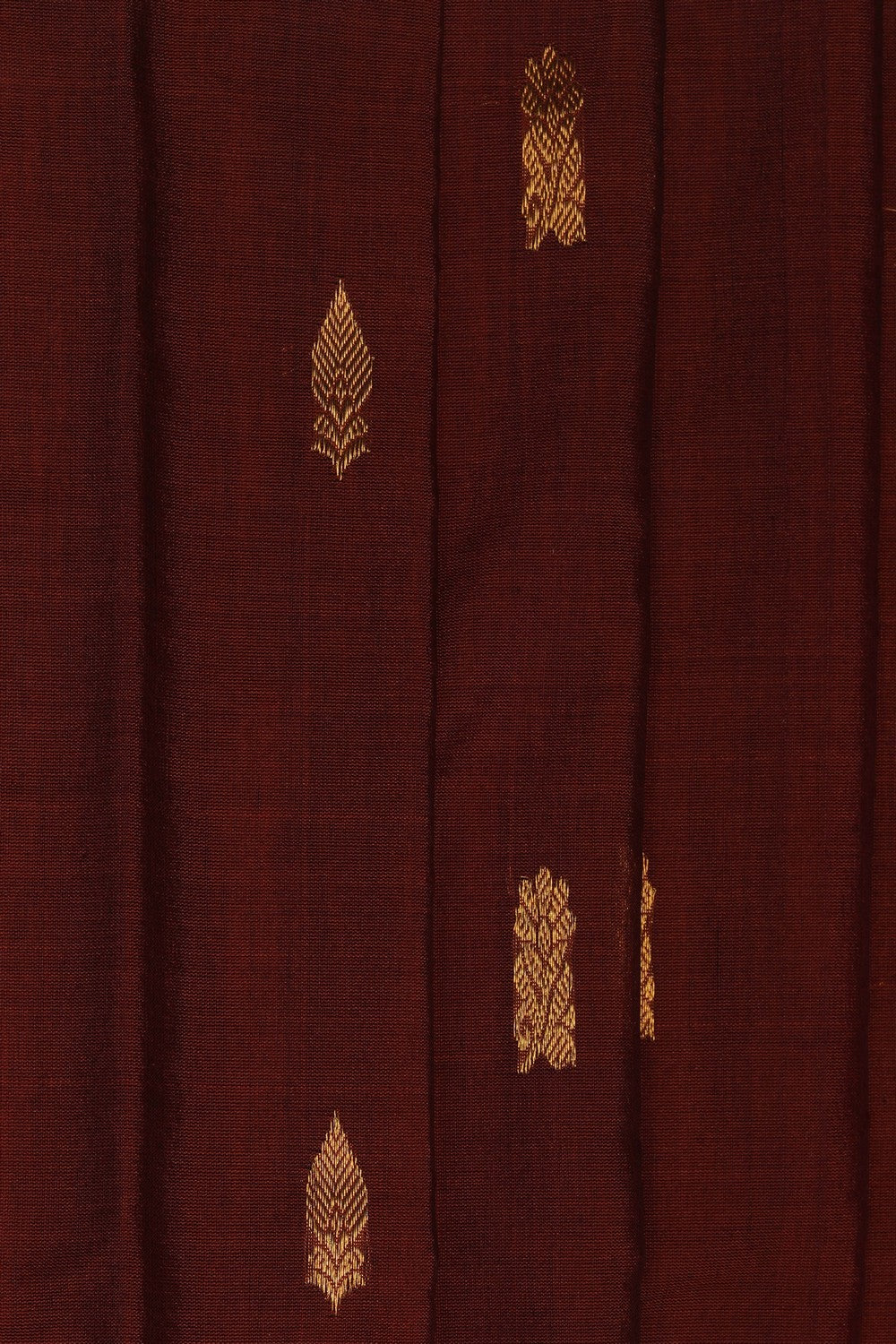 Image of Brown Gadwal Silk Cotton Saree