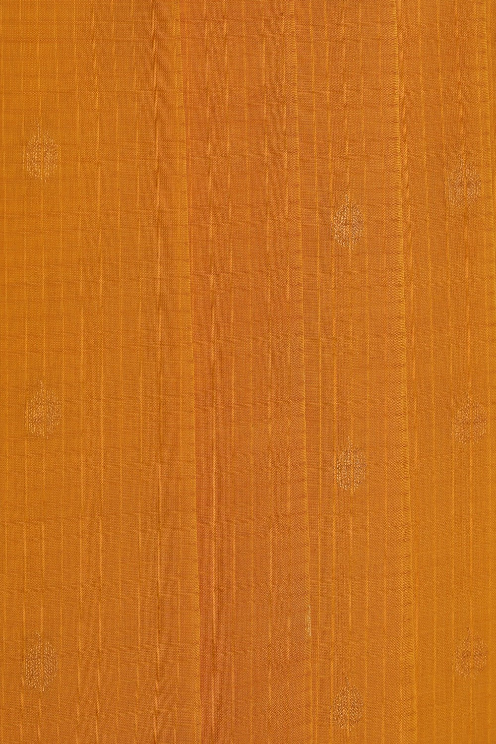 Image of Mustard Gadwal Silk Cotton Saree