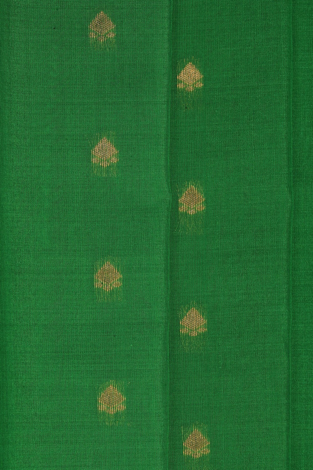 Image of Green Gadwal Silk Cotton Saree