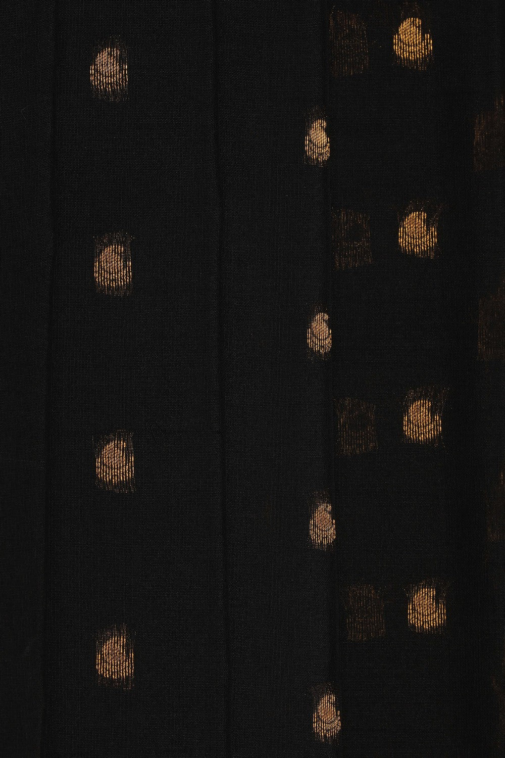Image of Black Gadwal Silk Cotton Saree