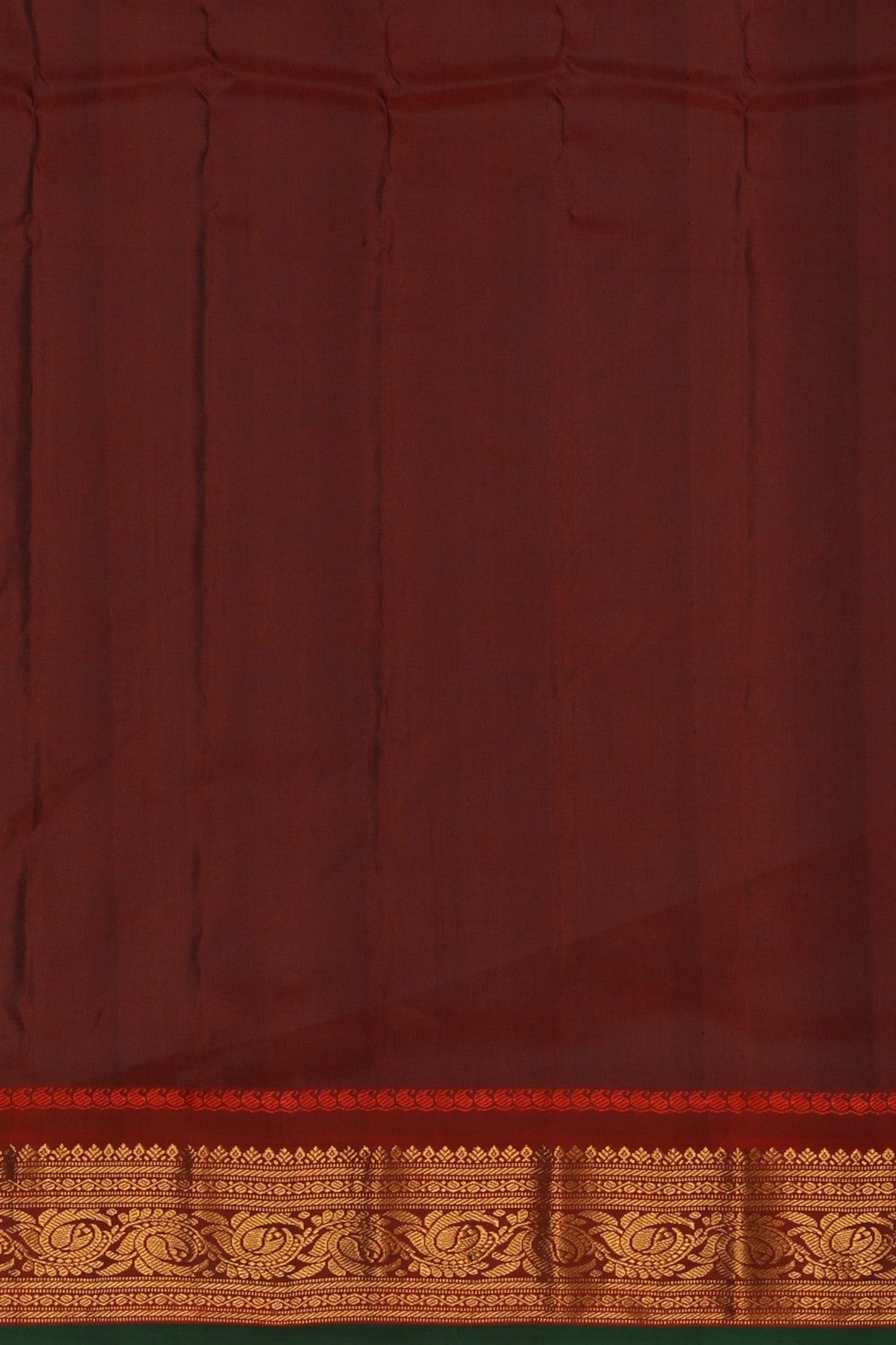 Image of Black Gadwal Silk Cotton Saree