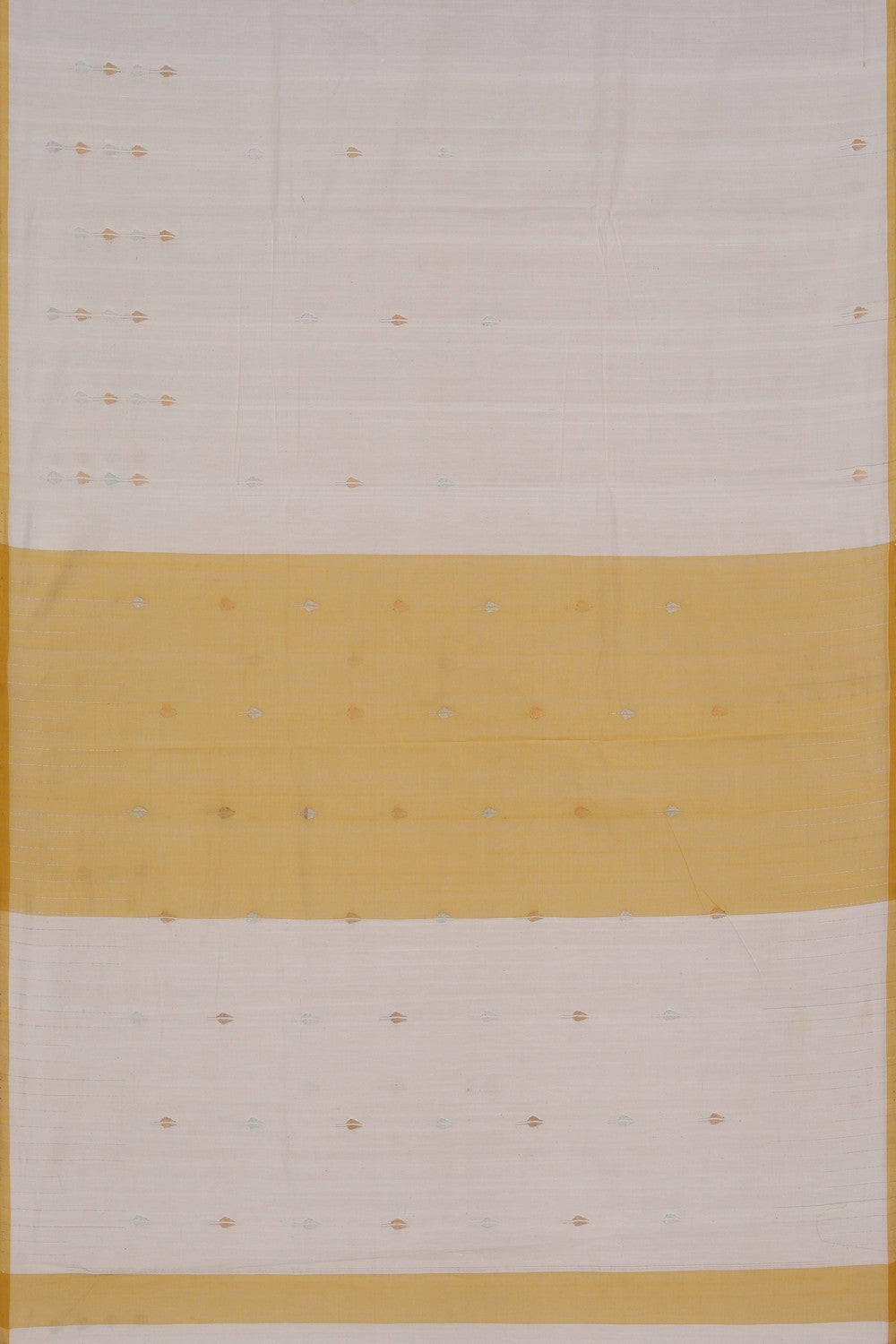 Image of Off-White Uppada Cotton Saree