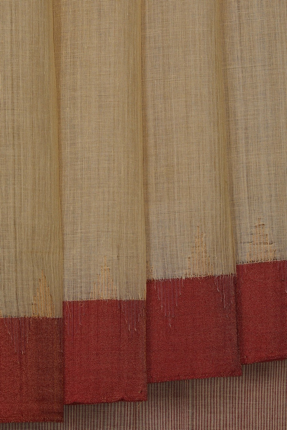 Image of Beige Uppada Cotton Saree
