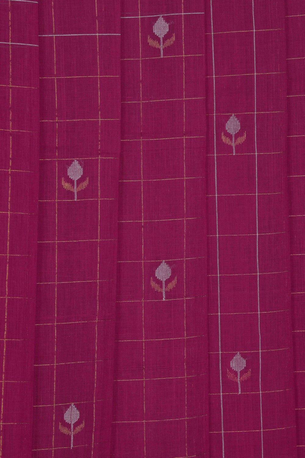 Image of Pink Uppada Cotton Saree