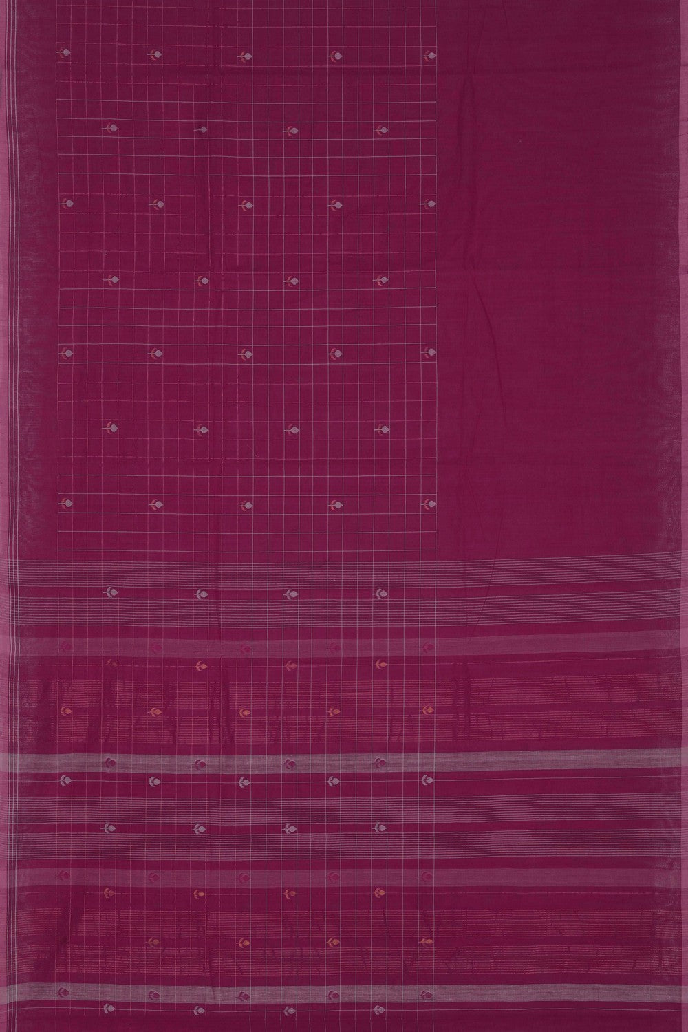Image of Pink Uppada Cotton Saree