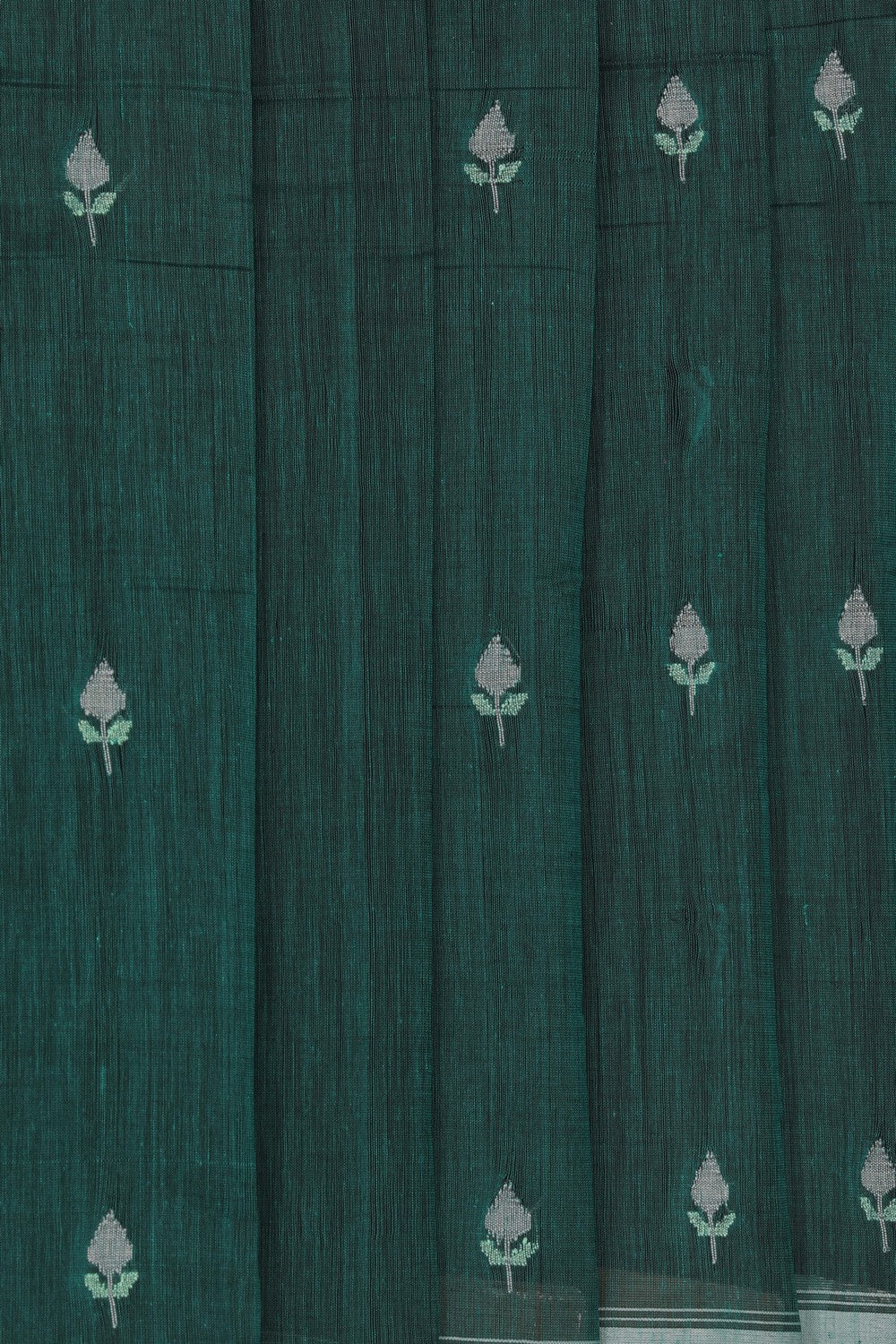 Image of Green Uppada Cotton Saree