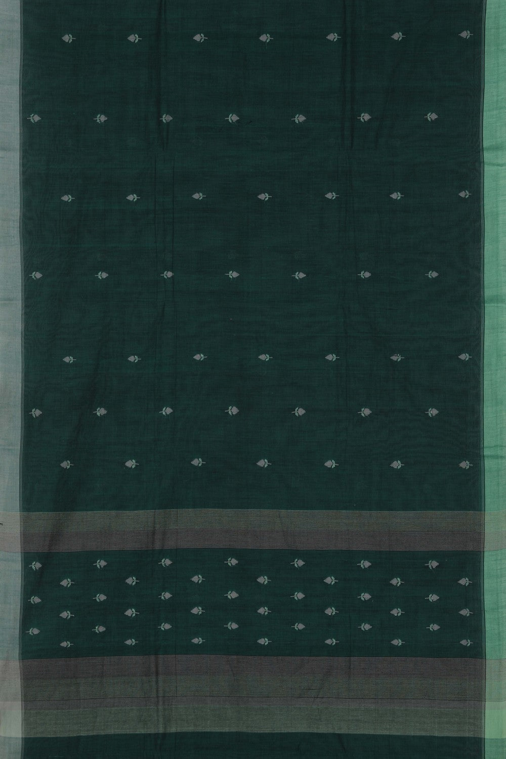 Image of Green Uppada Cotton Saree