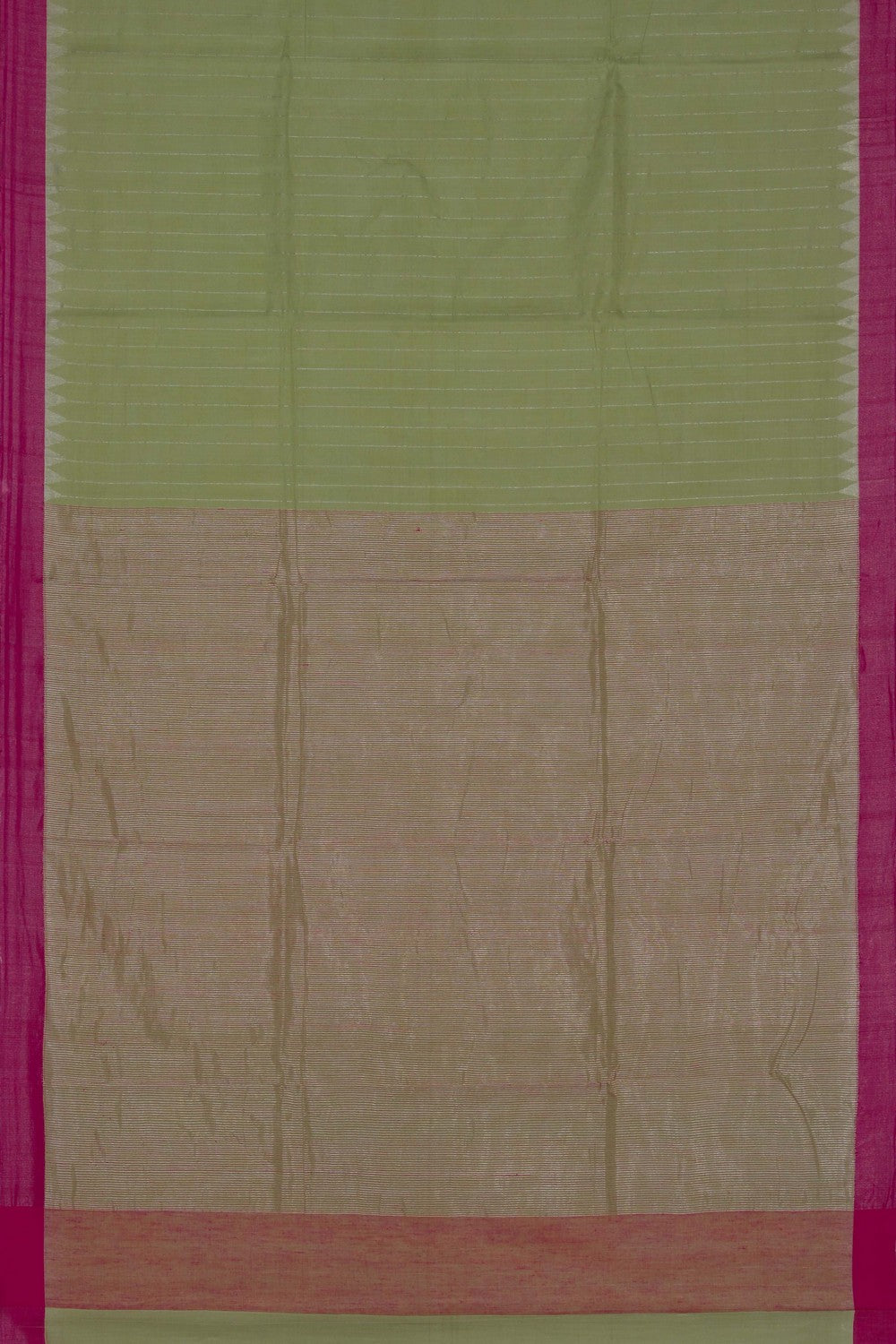 Image of Green Uppada Cotton Saree