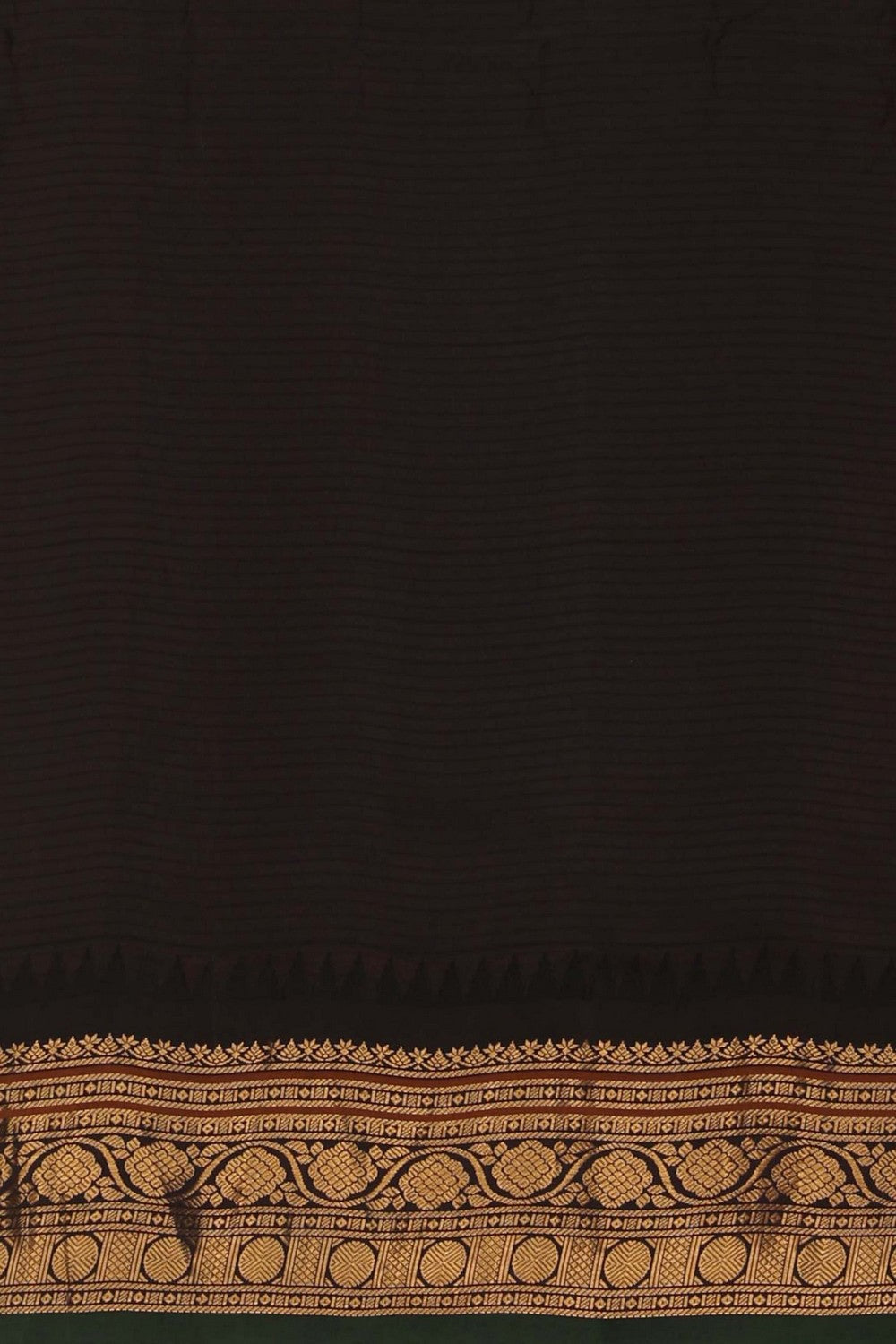 Image of Red Gadwal Silk Cotton Saree