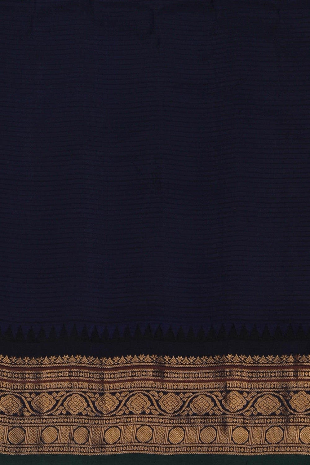 Image of Beige Gadwal Silk Cotton Saree