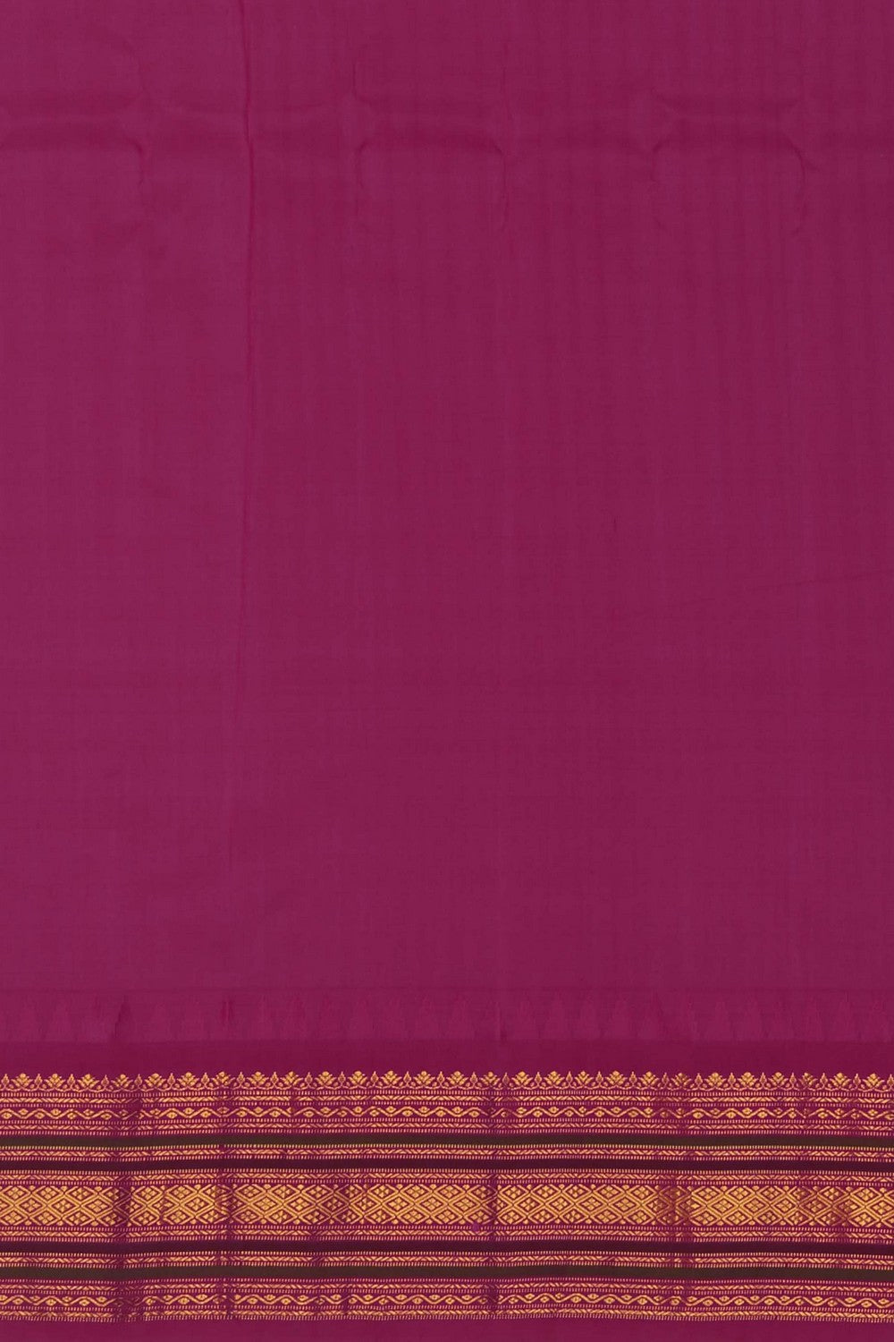 Image of Gadwal Silk Purple Saree