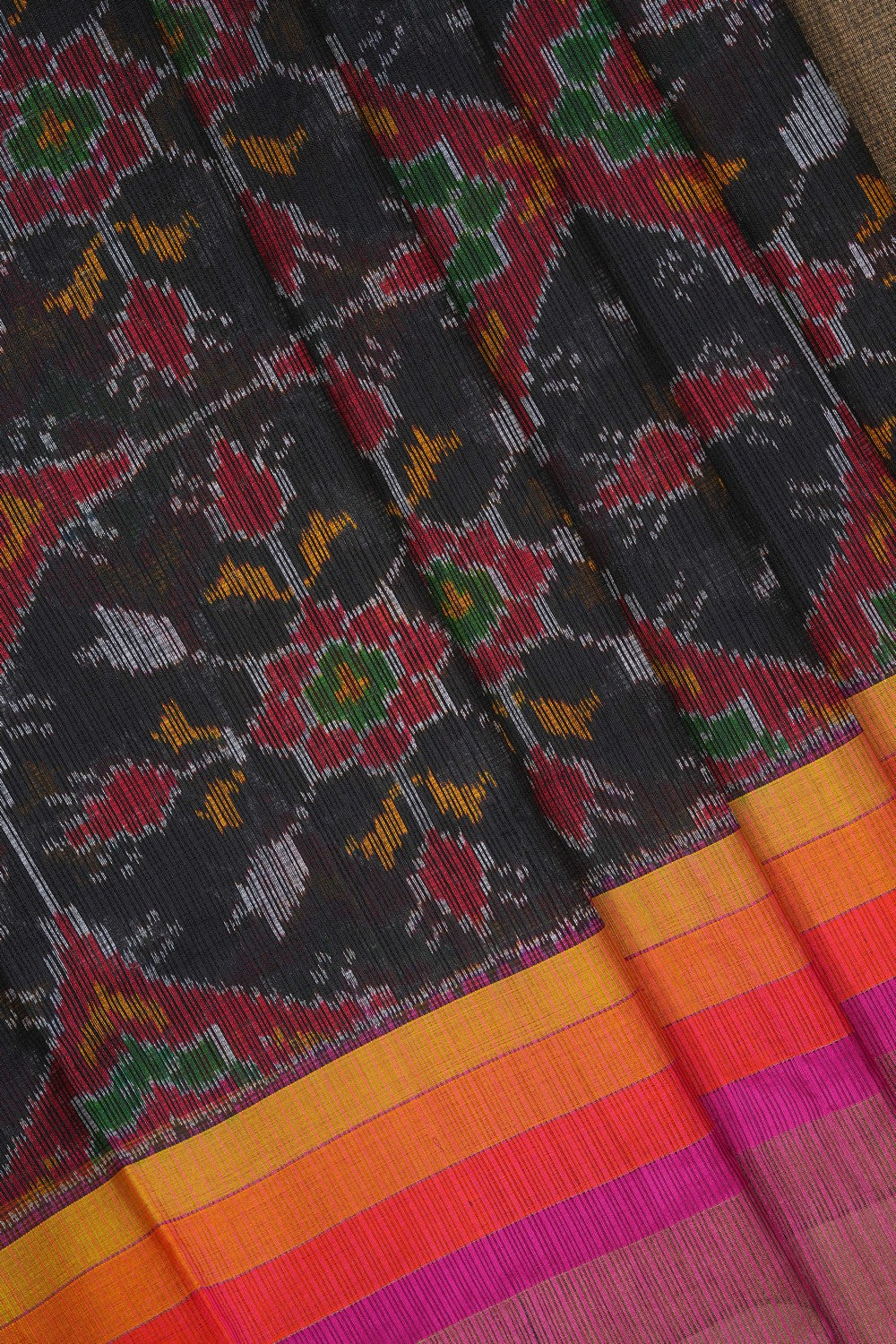 Image of Black Pochampally Kota Saree