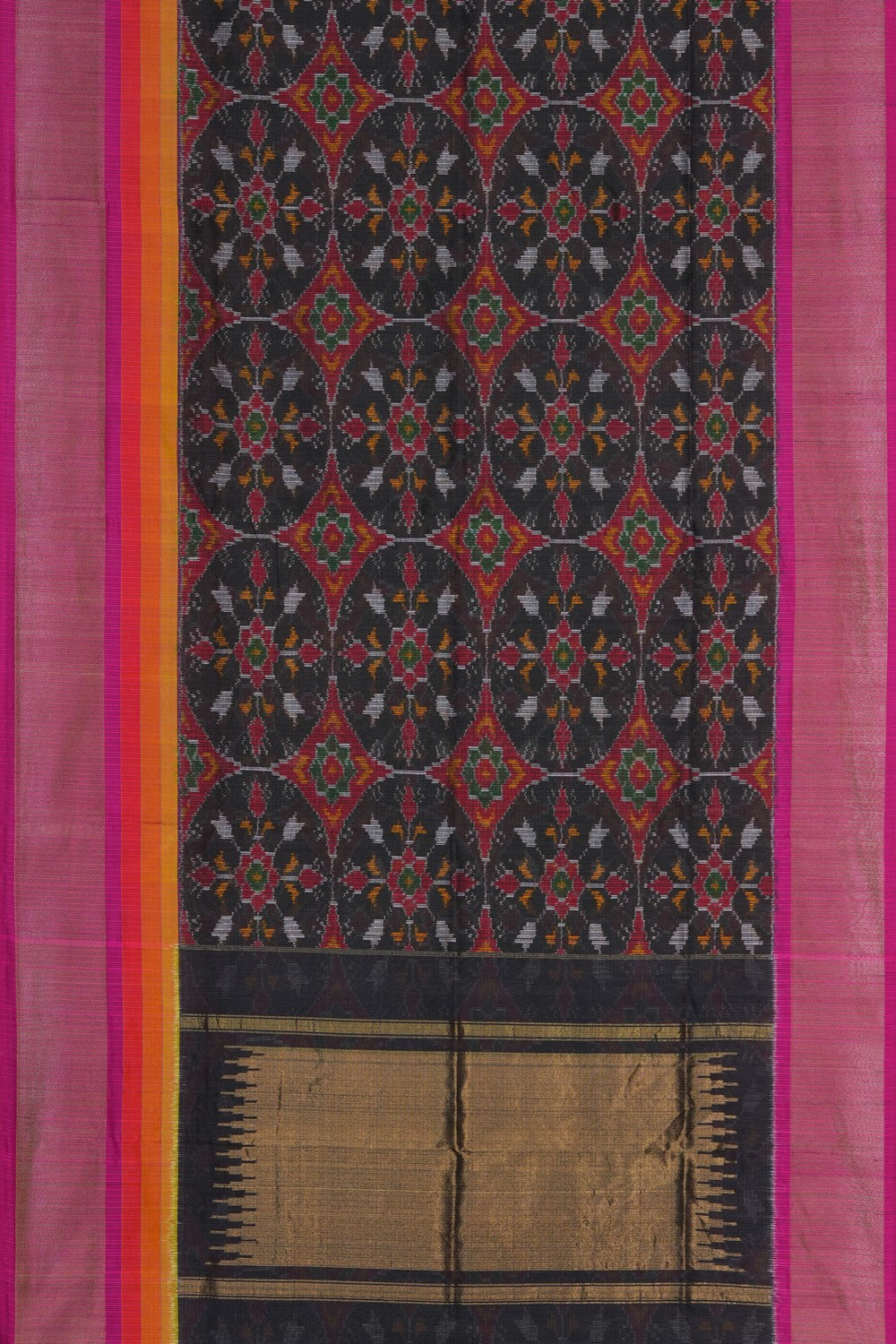 Image of Black Pochampally Kota Saree