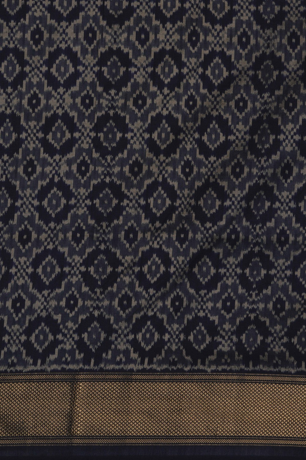 Image of Beige Pochampally Silk Saree
