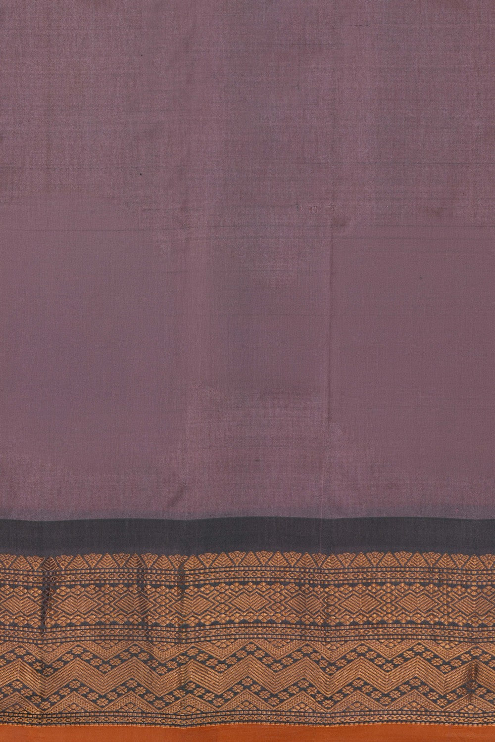 Image of Peach Gadwal Silk Cotton Saree