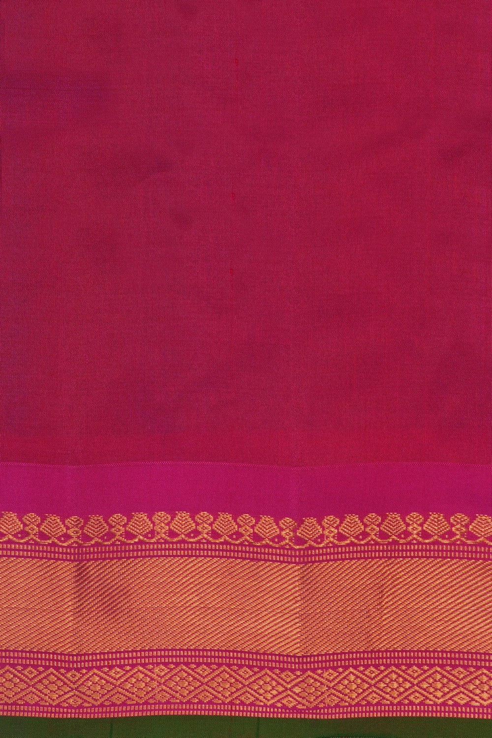 Image of Violet Gadwal Silk Cotton Saree