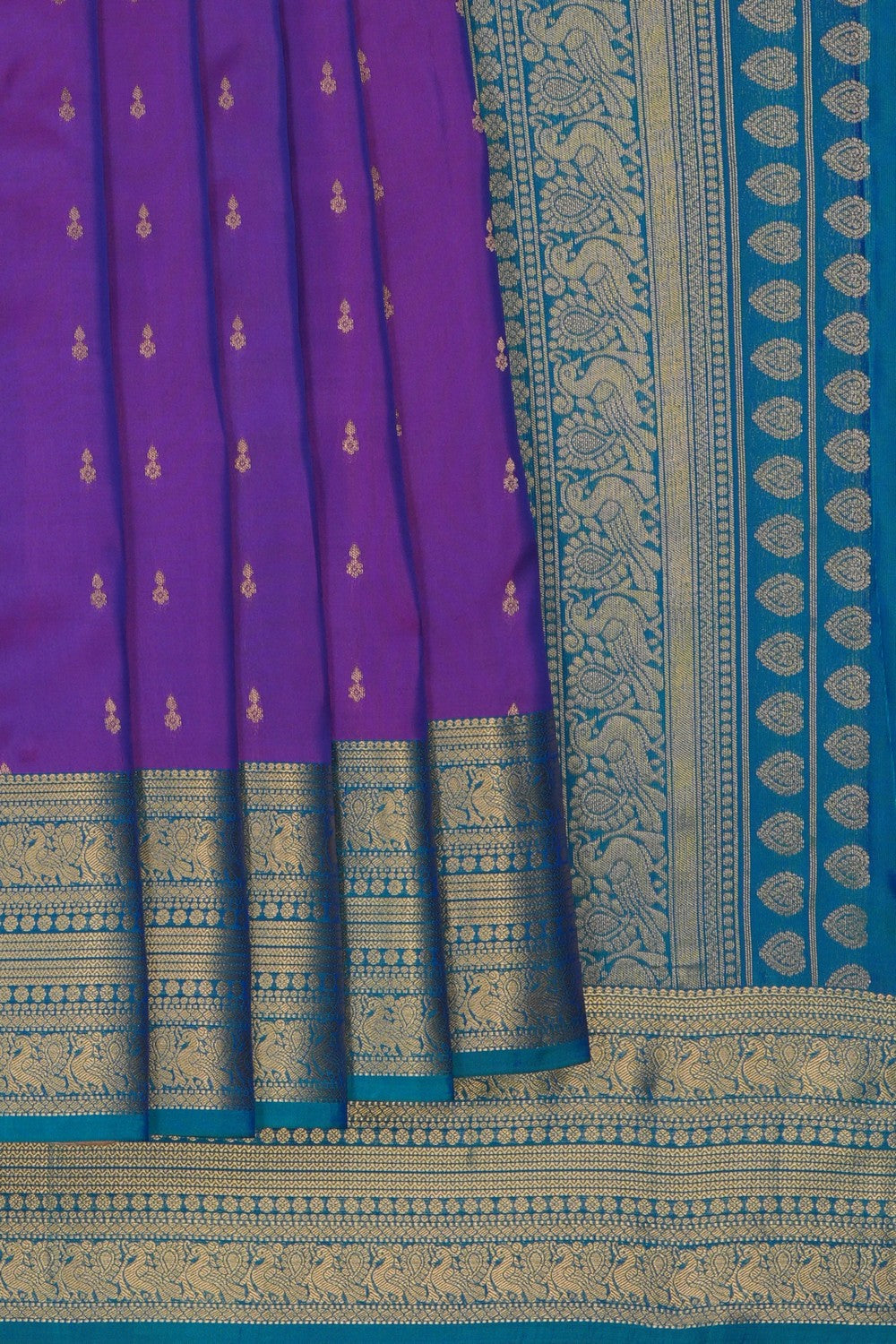 Image of Purple South Silk Saree