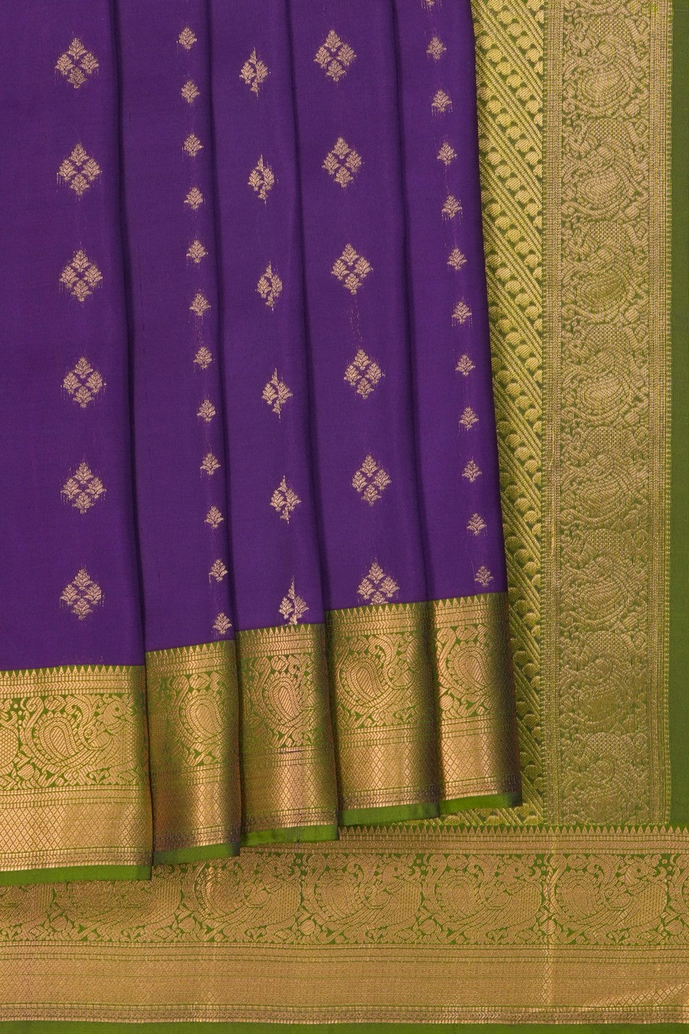 Image of Purple South Silk Saree