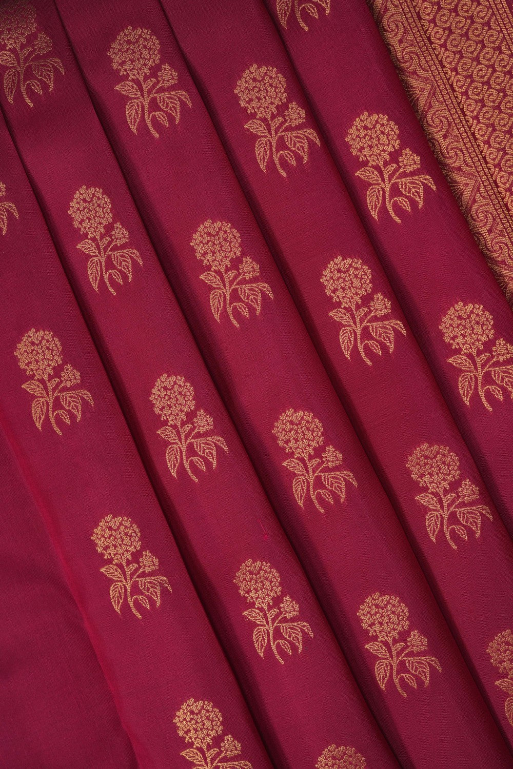 Image of Maroon South Silk Saree