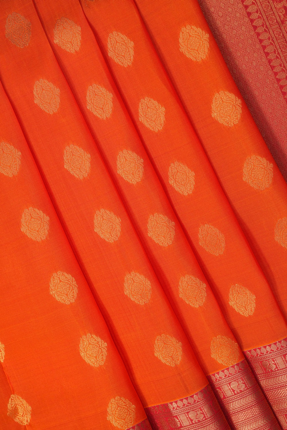 Image of Yellow South Silk Saree