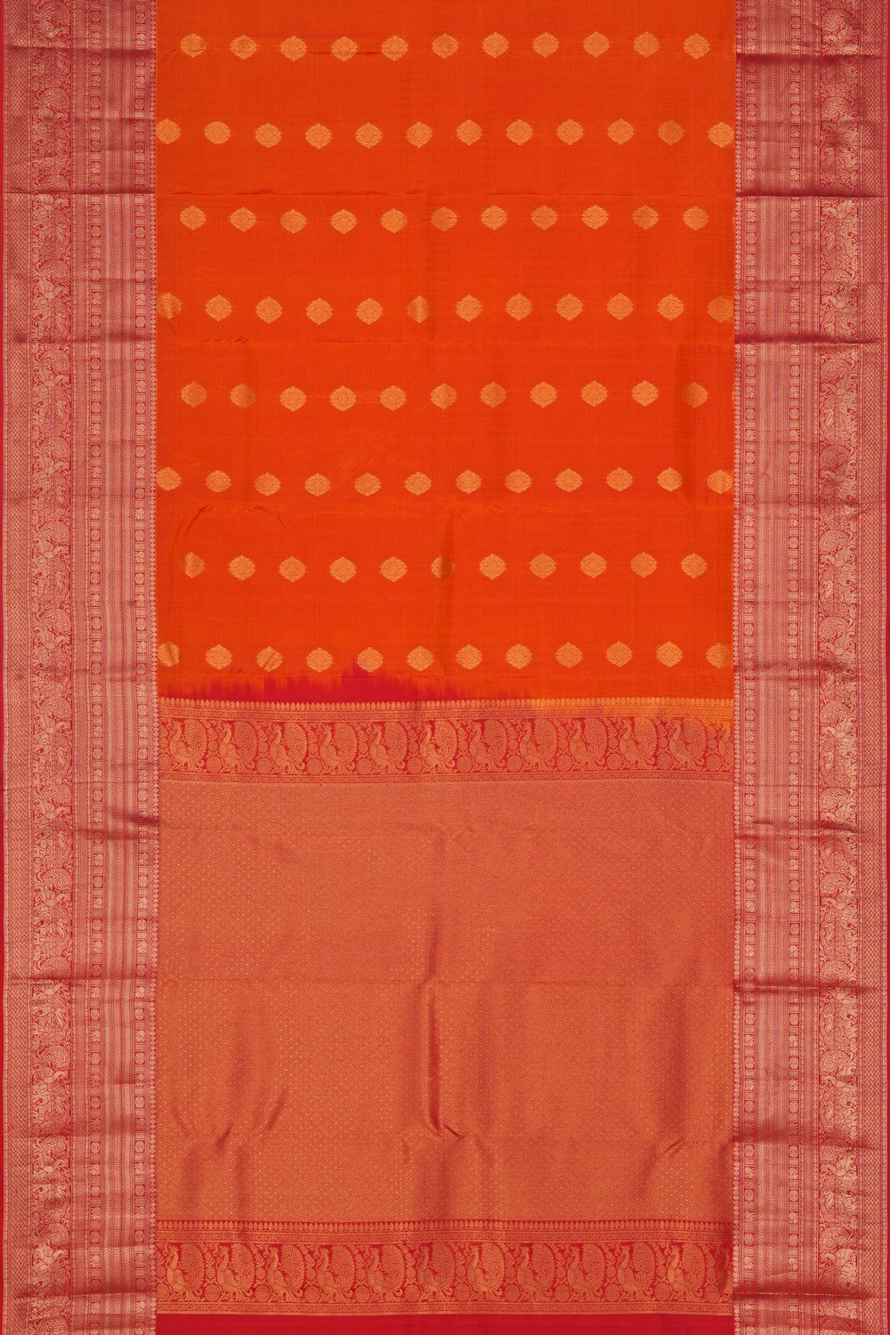 Image of Yellow South Silk Saree