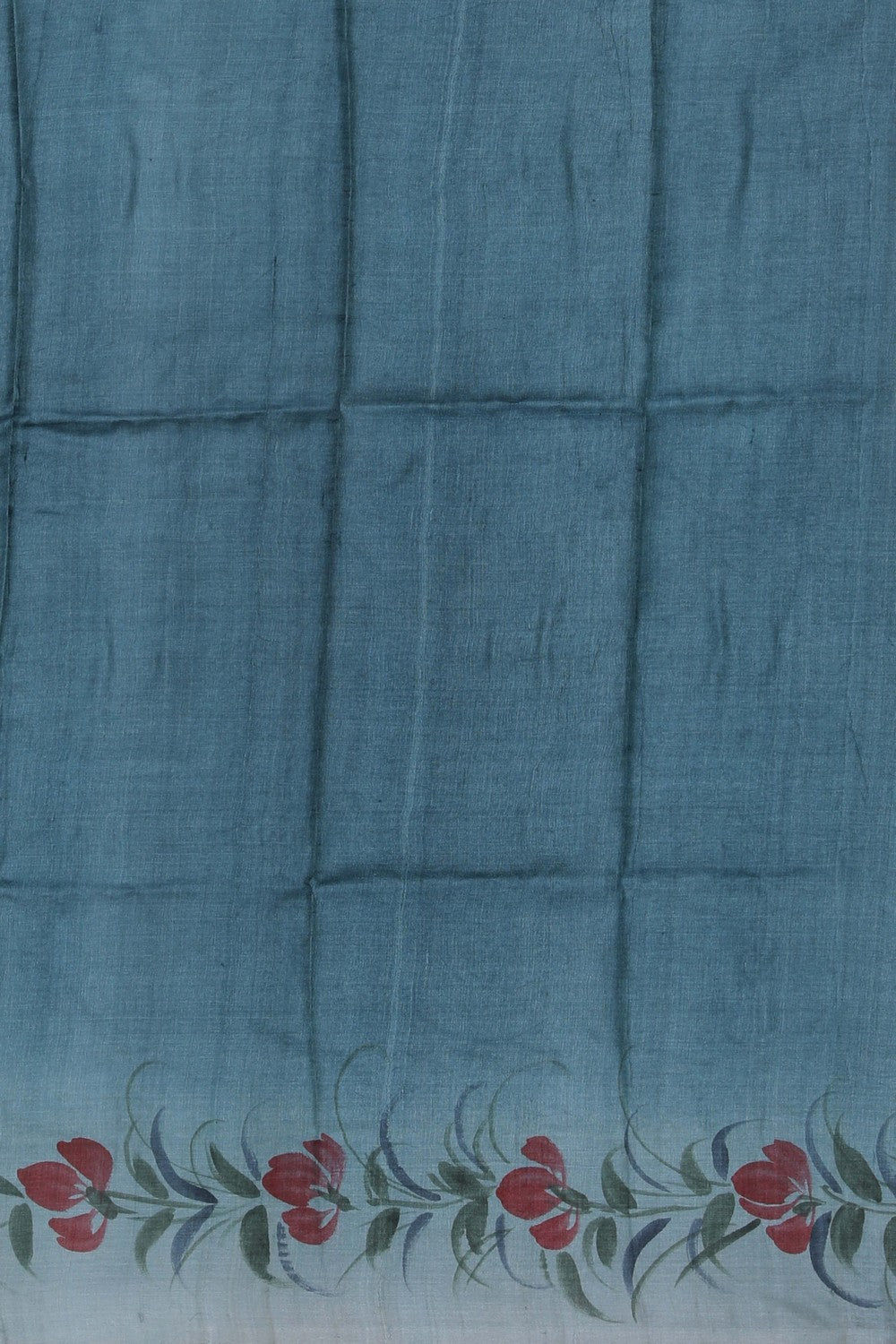 Image of A Beautiful Desi Tussar Printed Saree