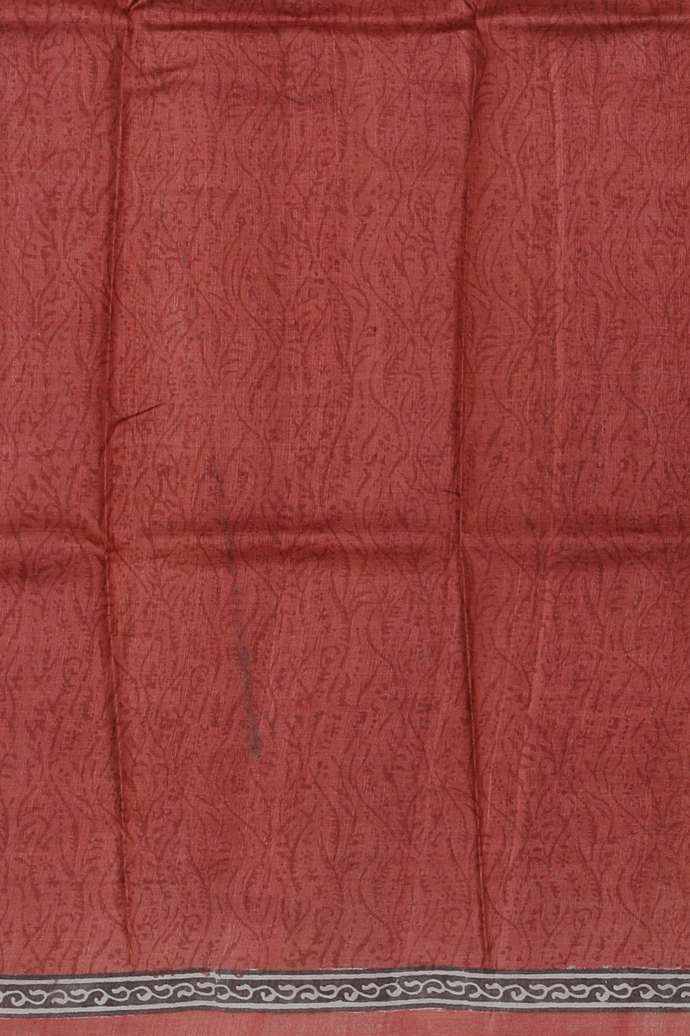 Image of A Beautiful Desi Tussar Printed Saree
