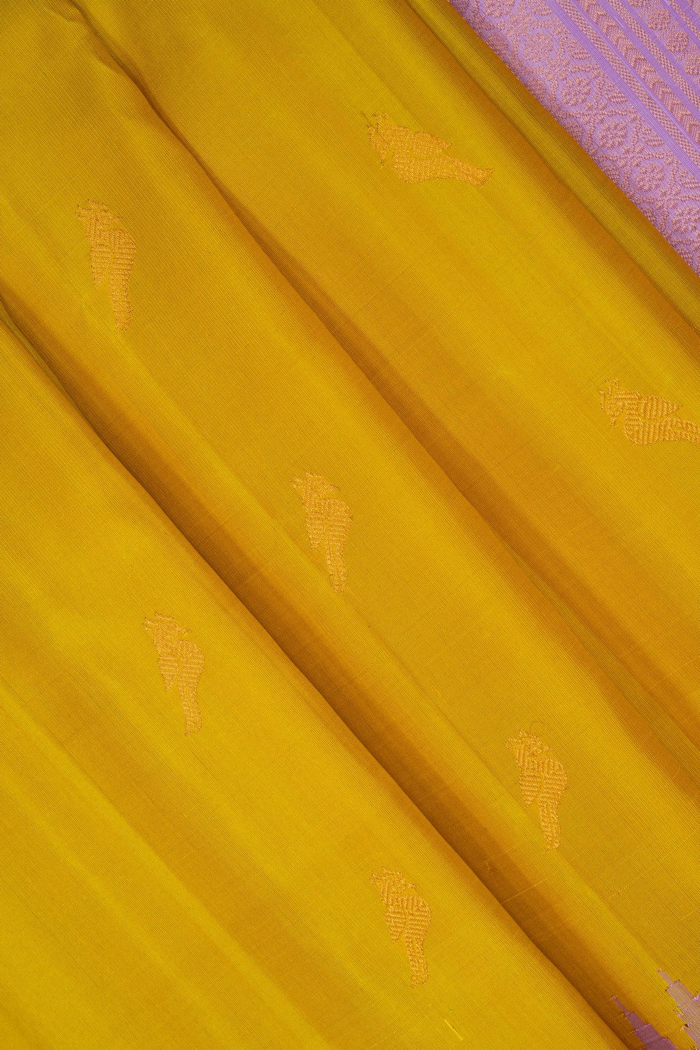 Image of Spring Green Gadwal Silk Saree