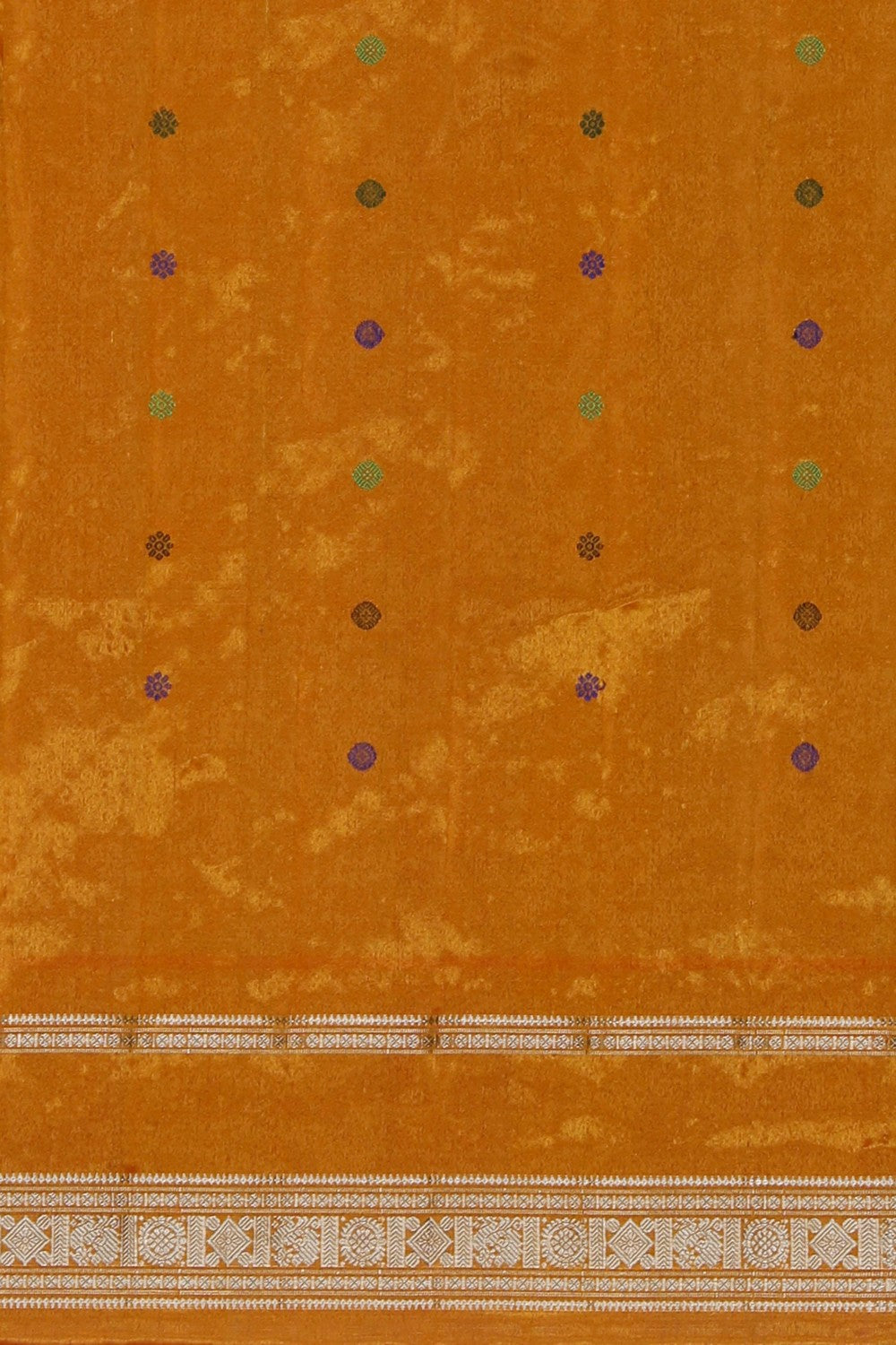 Image of Gadwal Silk Teal Blue Saree