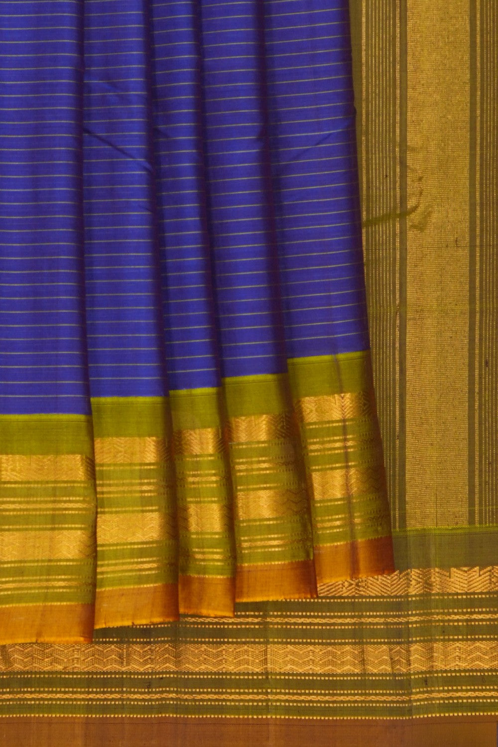 Image of Gadwal Cotton Purple Saree