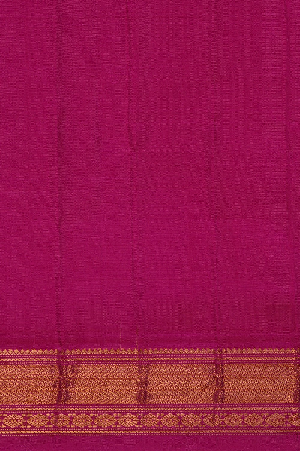 Image of Gadwal Silk Grey Saree